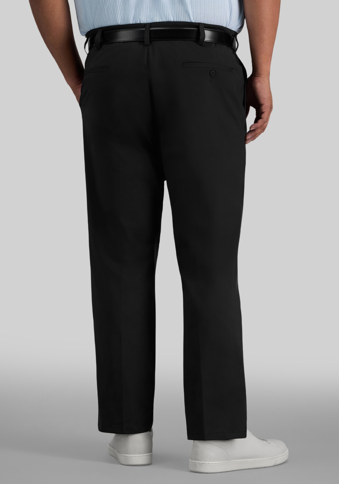 Haggar Sport Big & Tall Travel Performance Straight Fit Flat Front Pants