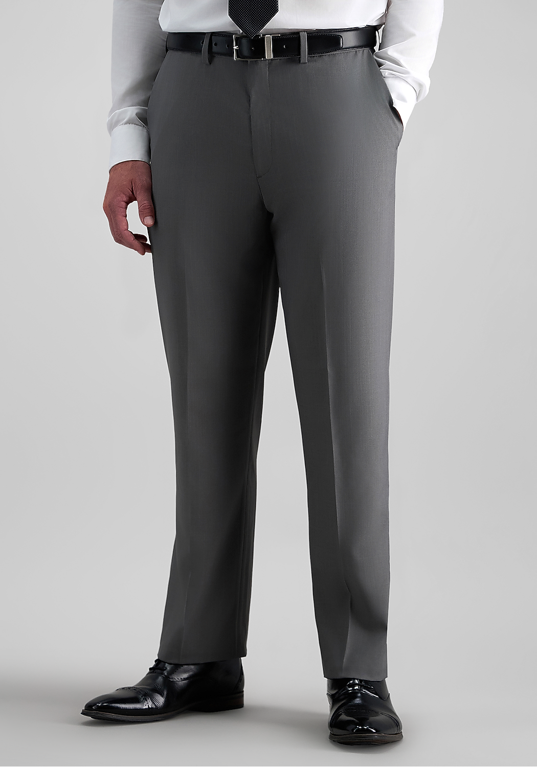 Haggar Premium Comfort Classic Fit Flat Front Dress Pants