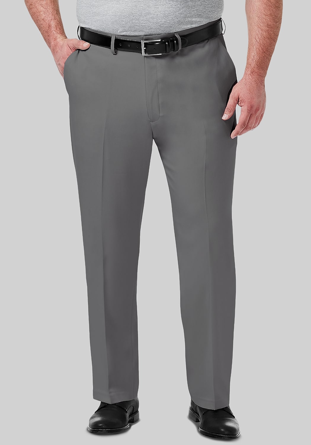 Haggar Big & Tall Premium Comfort Classic Fit Flat Front Dress Pants