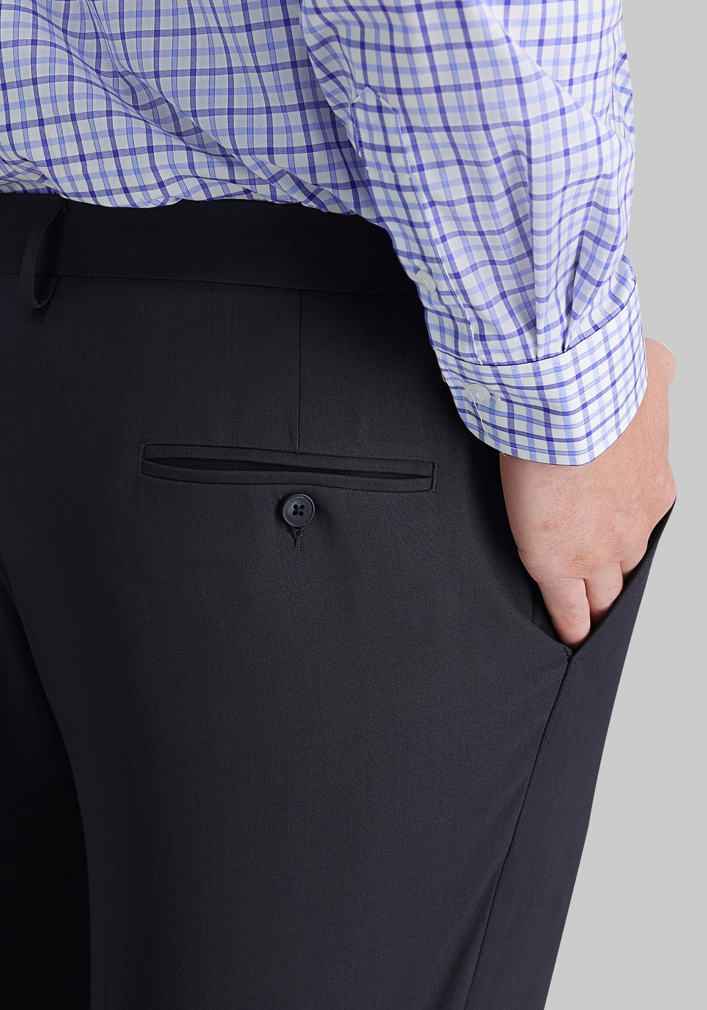 Haggar Big & Tall Premium Comfort Classic Fit Flat Front Dress Pants