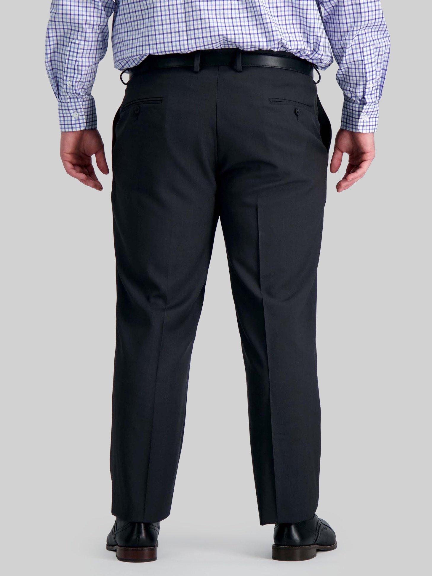 Haggar Big & Tall Premium Comfort Classic Fit Flat Front Dress Pants