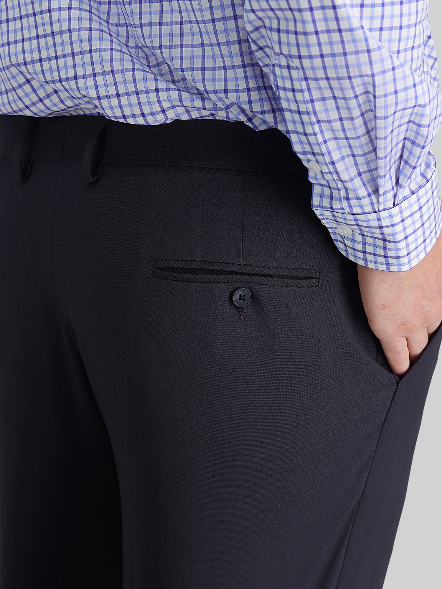 Haggar Big & Tall Premium Comfort Classic Fit Flat Front Dress Pants