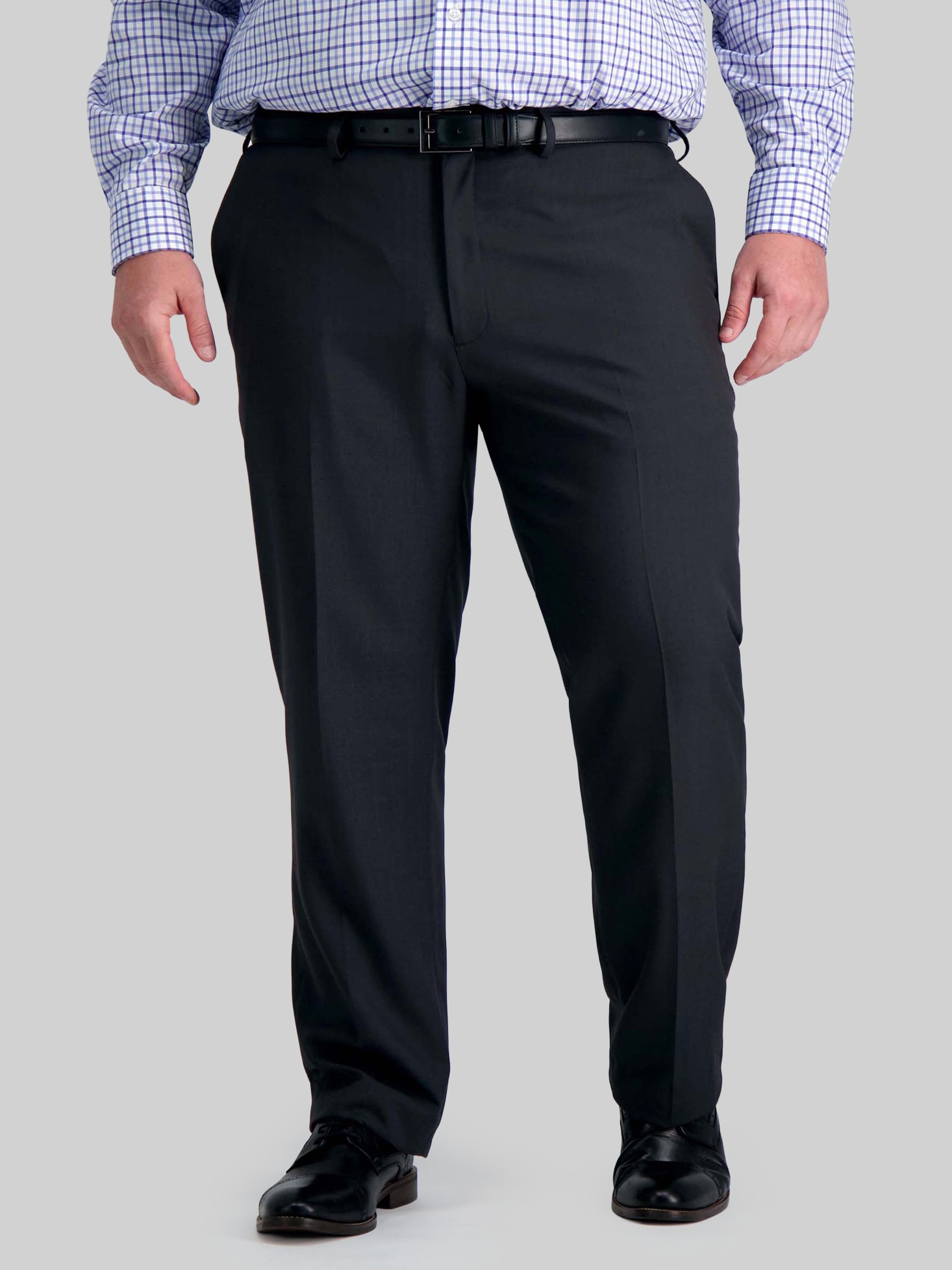 Haggar Big & Tall Premium Comfort Classic Fit Flat Front Dress Pants