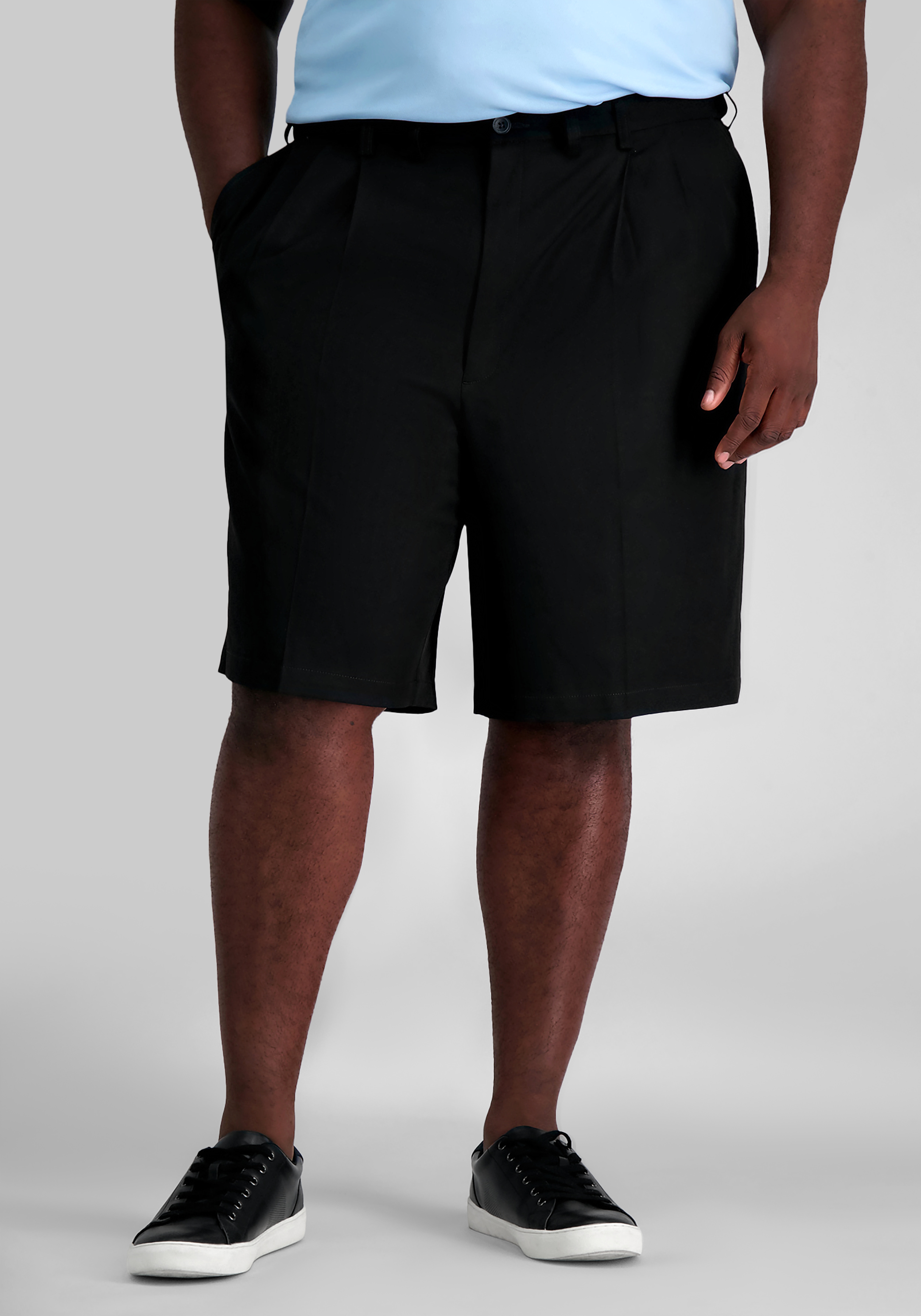 Haggar Big & Tall Straight Fit Cool 18® Pro Performance Shorts 10.5''