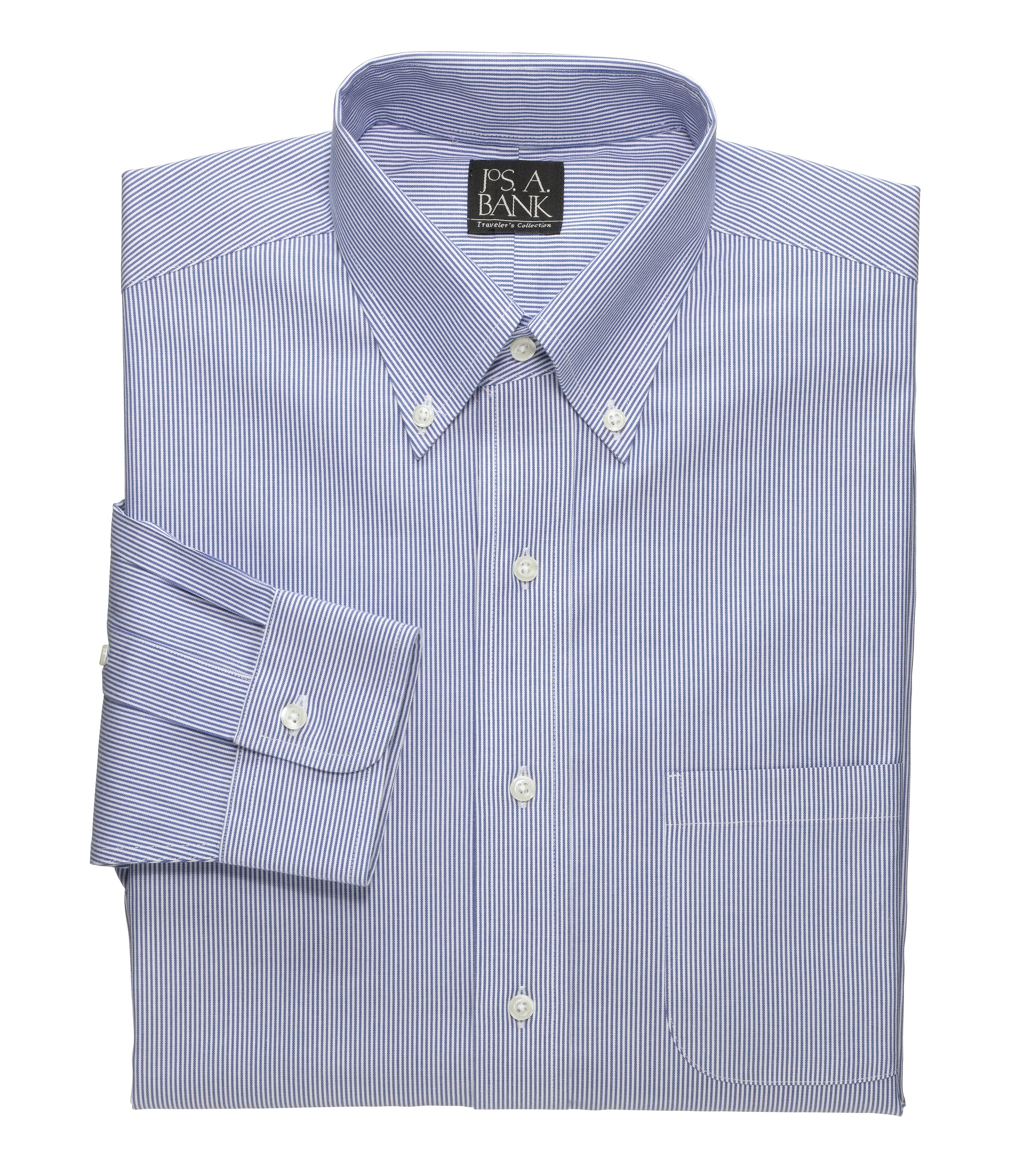 Nero Amazon Moda Uomo Abbigliamento Top e t-shirt T-shirt Polo 17" Neck 37" Sleeve Tailored Fit Button-collar Pattern Non-iron Dress Shirt Camicia 