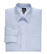 Jos A Bank Men's Slim Fit Travel Tech Dress Shirt 16-36 NWT Light Blue