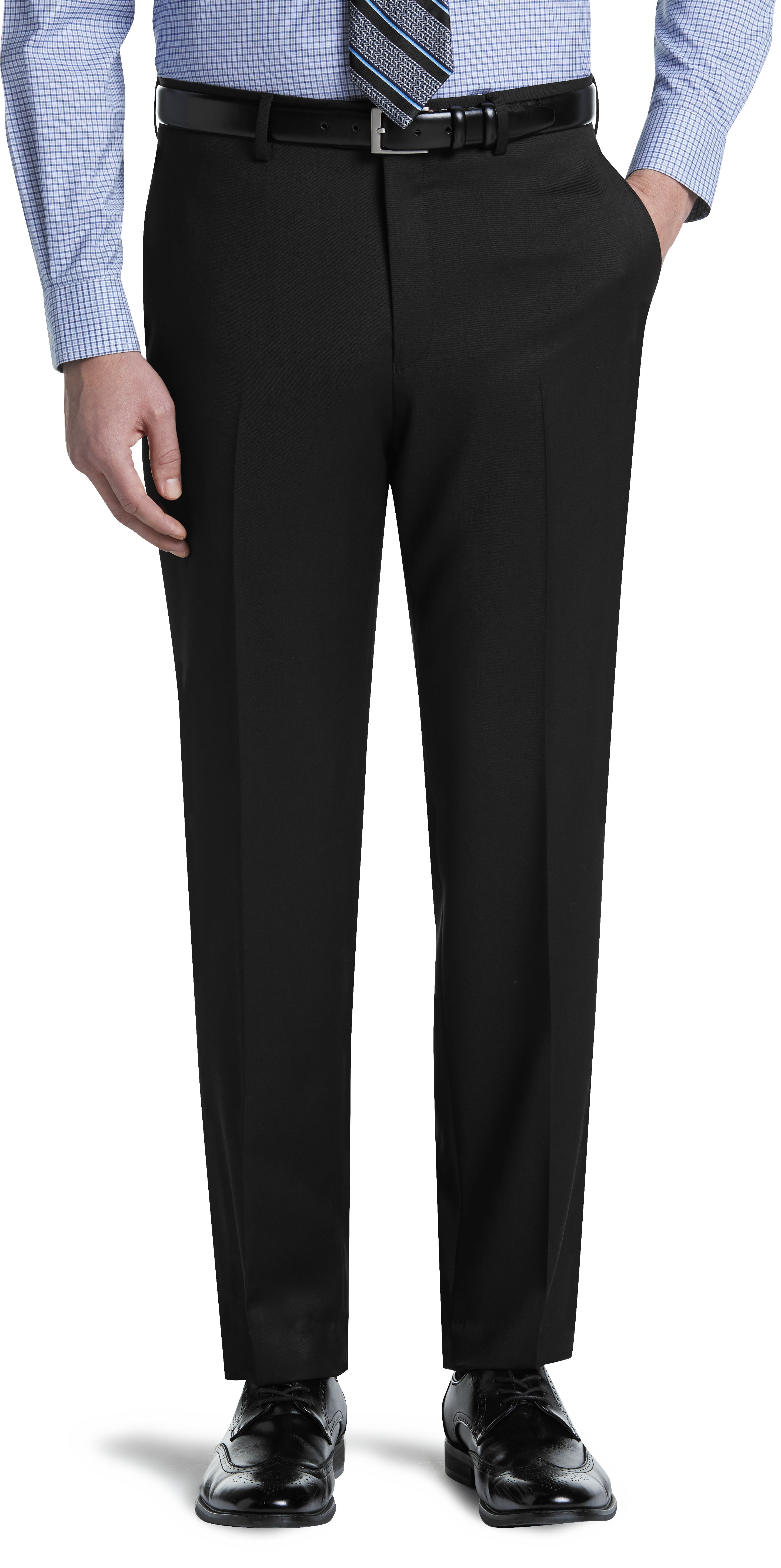 tailored fit dress pants