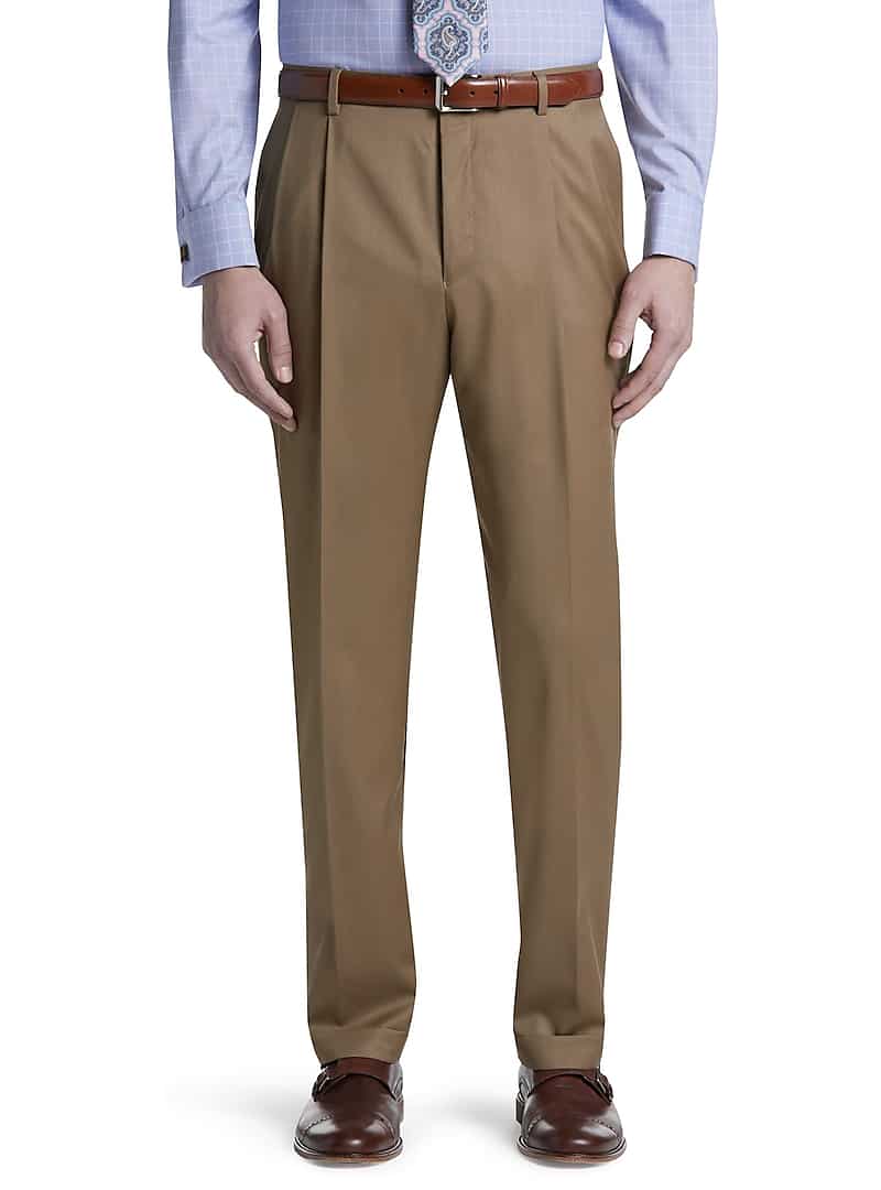 Jos. A. Bank Men's Signature Collection Pleated Front Dress Pants