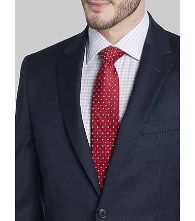 Men s Jos. A. Bank Slim Fit Pinstripe Suit at Jos. A. Bank Blue Navy Size 39 Regular