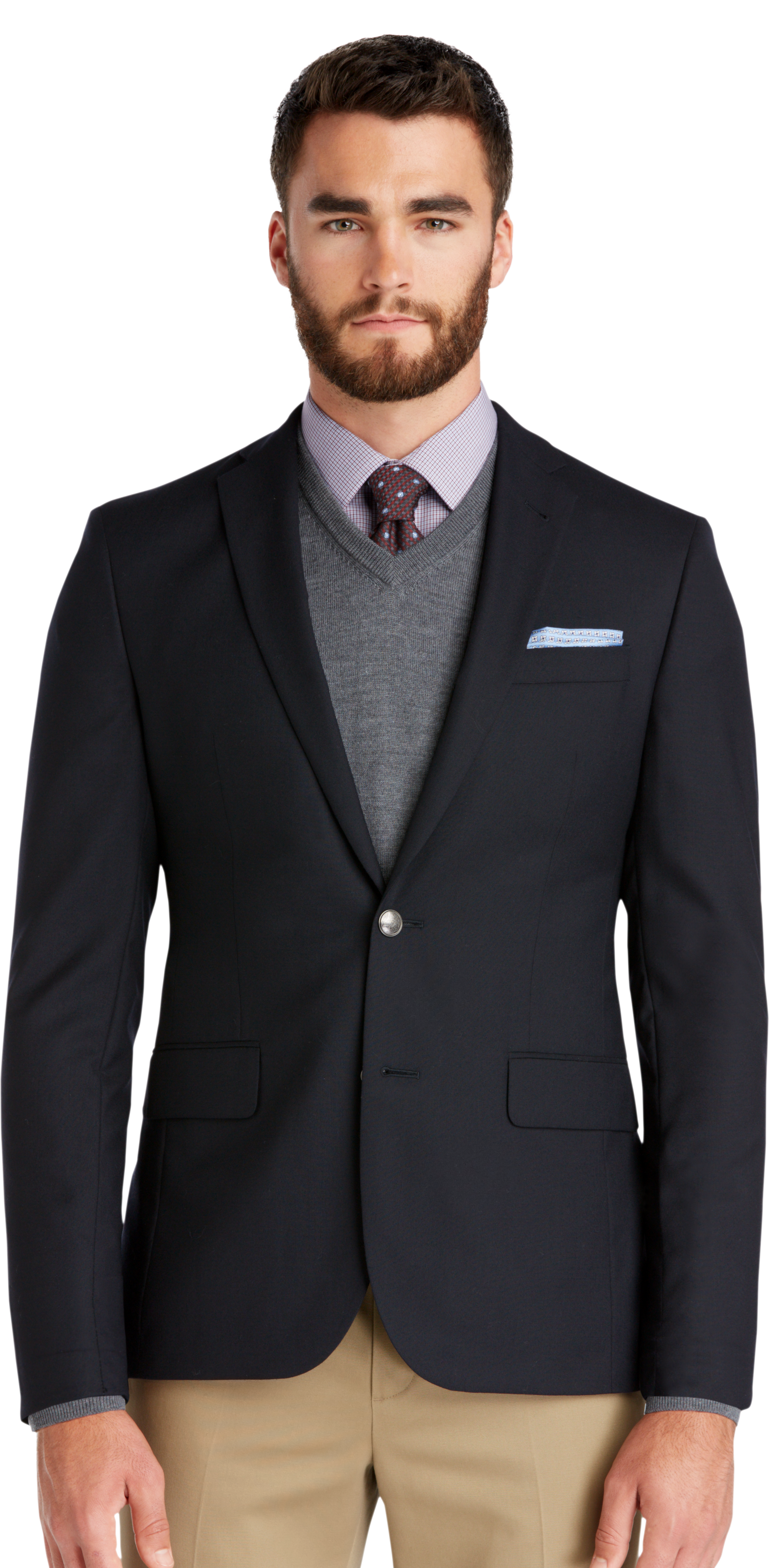 Grey sport coat outlet black pants