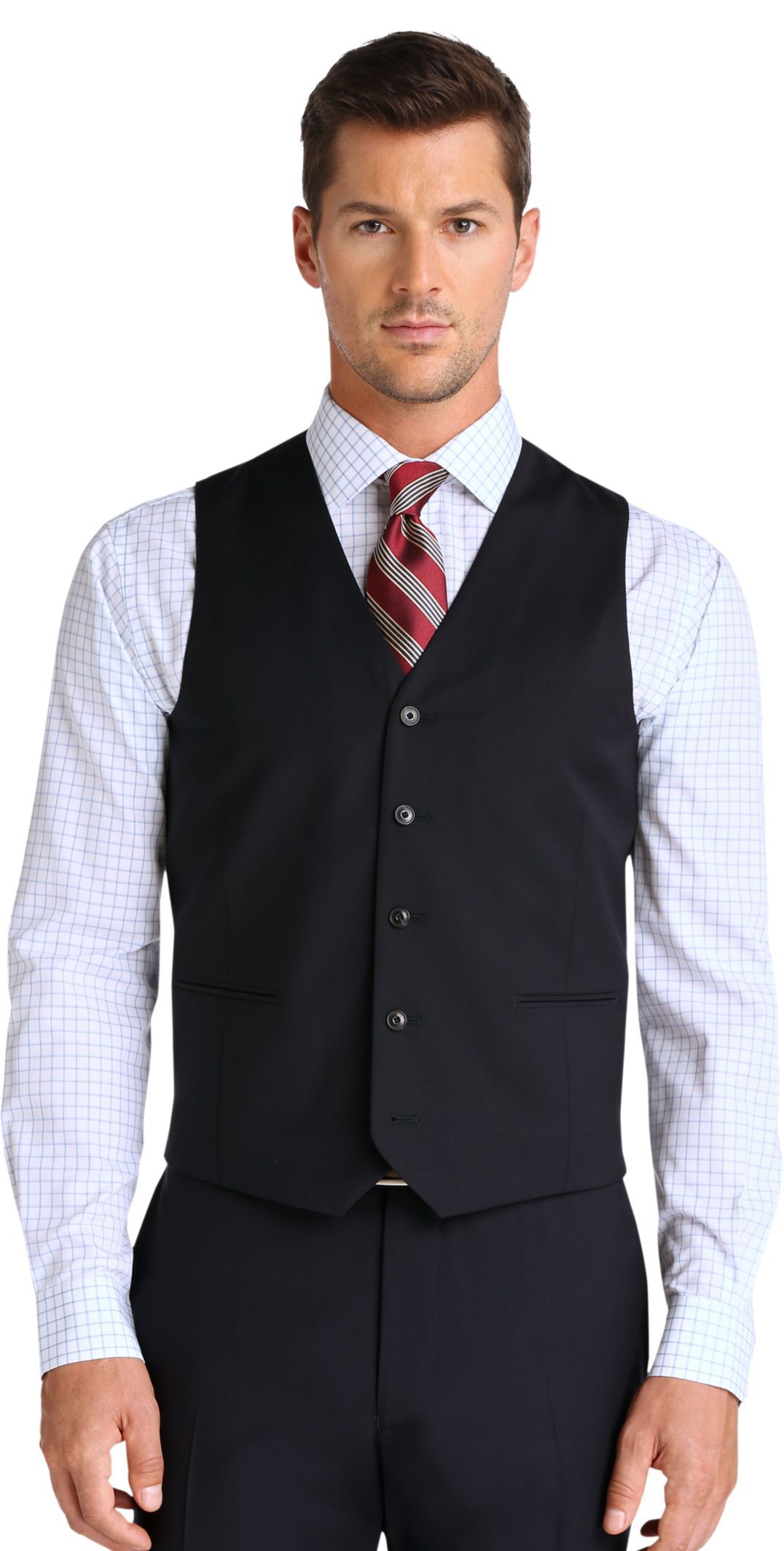 1905 Collection Slim Fit Suit Separate Vest - Big & Tall CLEARANCE ...