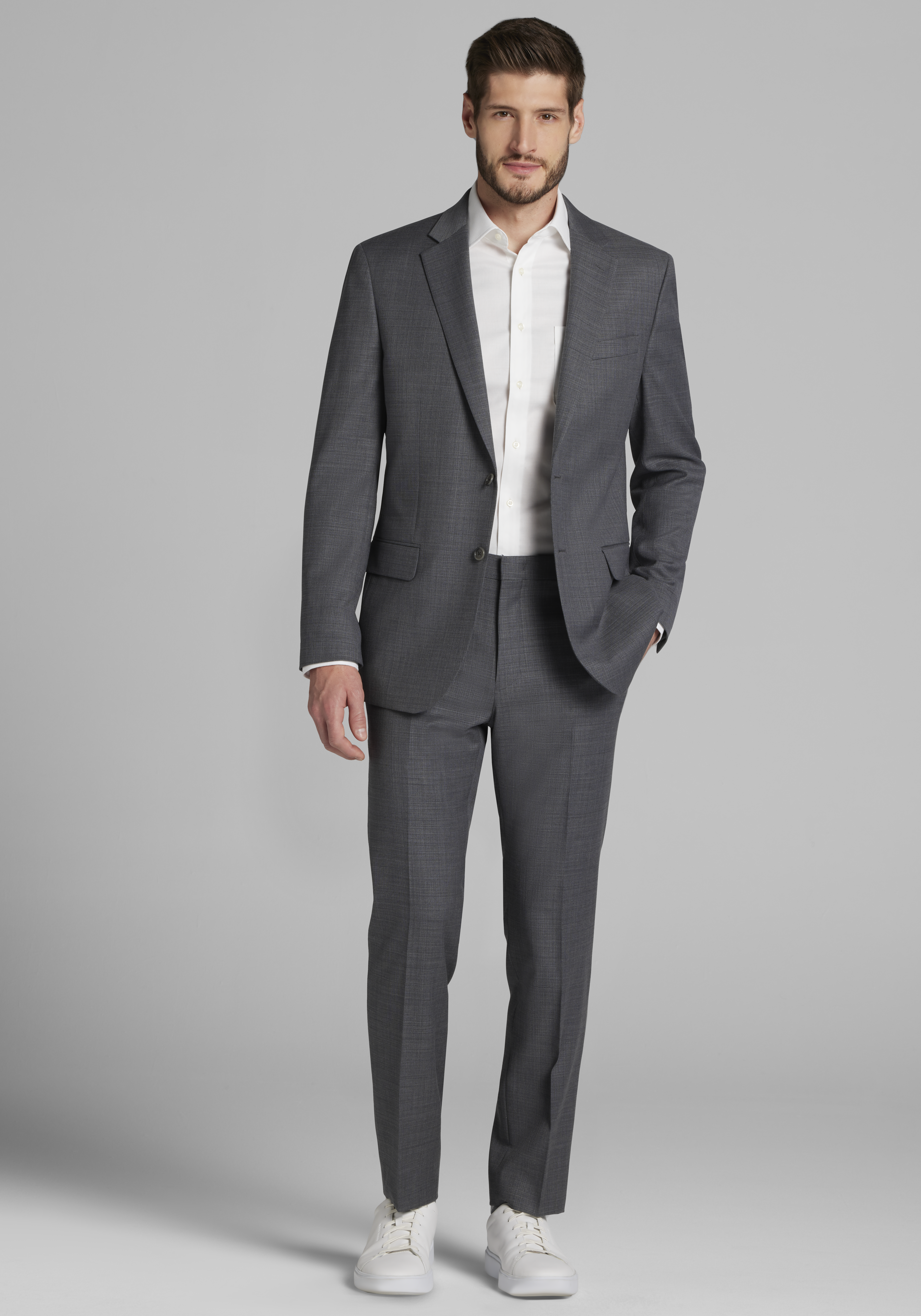 Jos. A. Bank Slim Fit Textured Suit