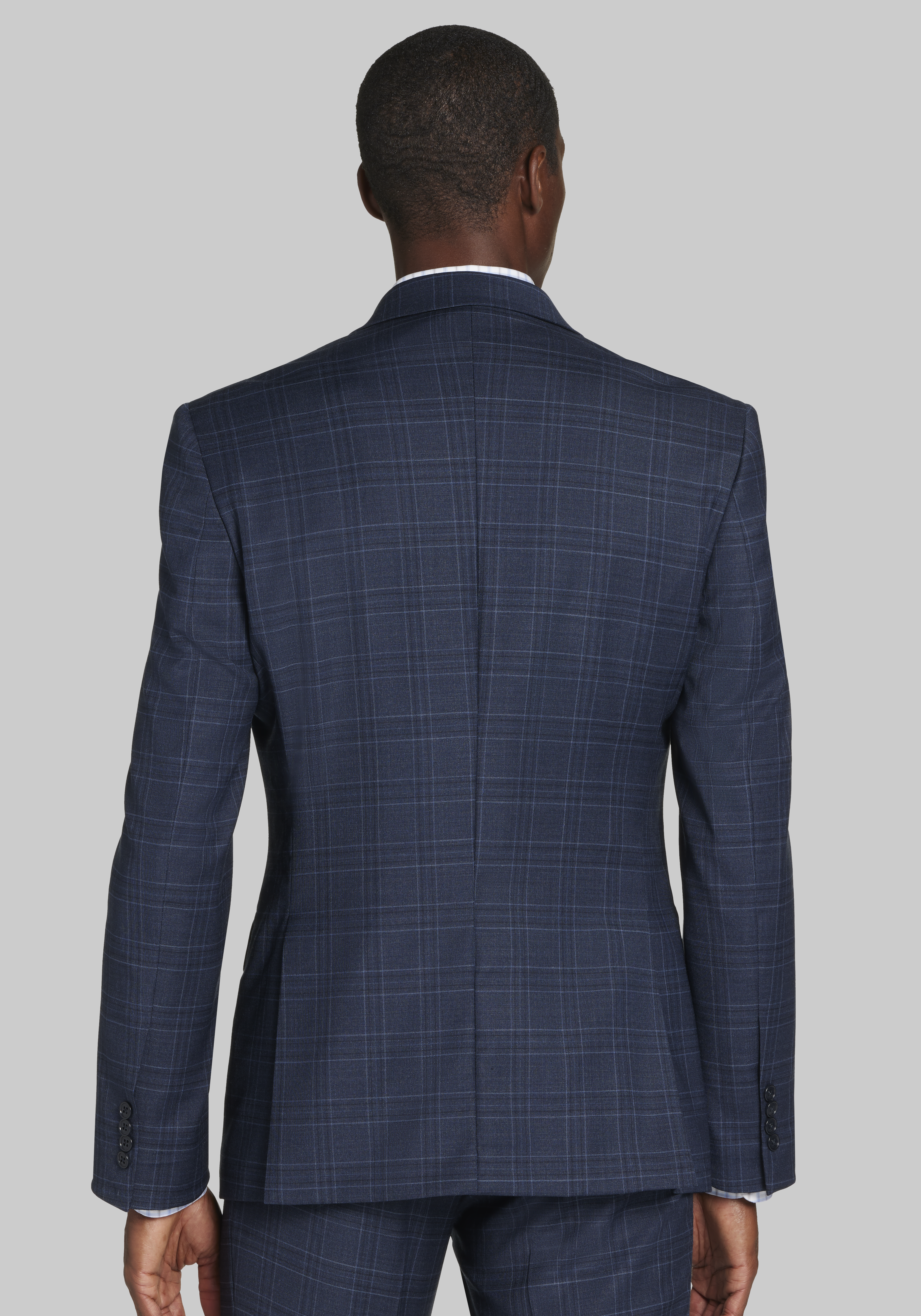 Jos. A. Bank Tailored Fit Plaid Suit