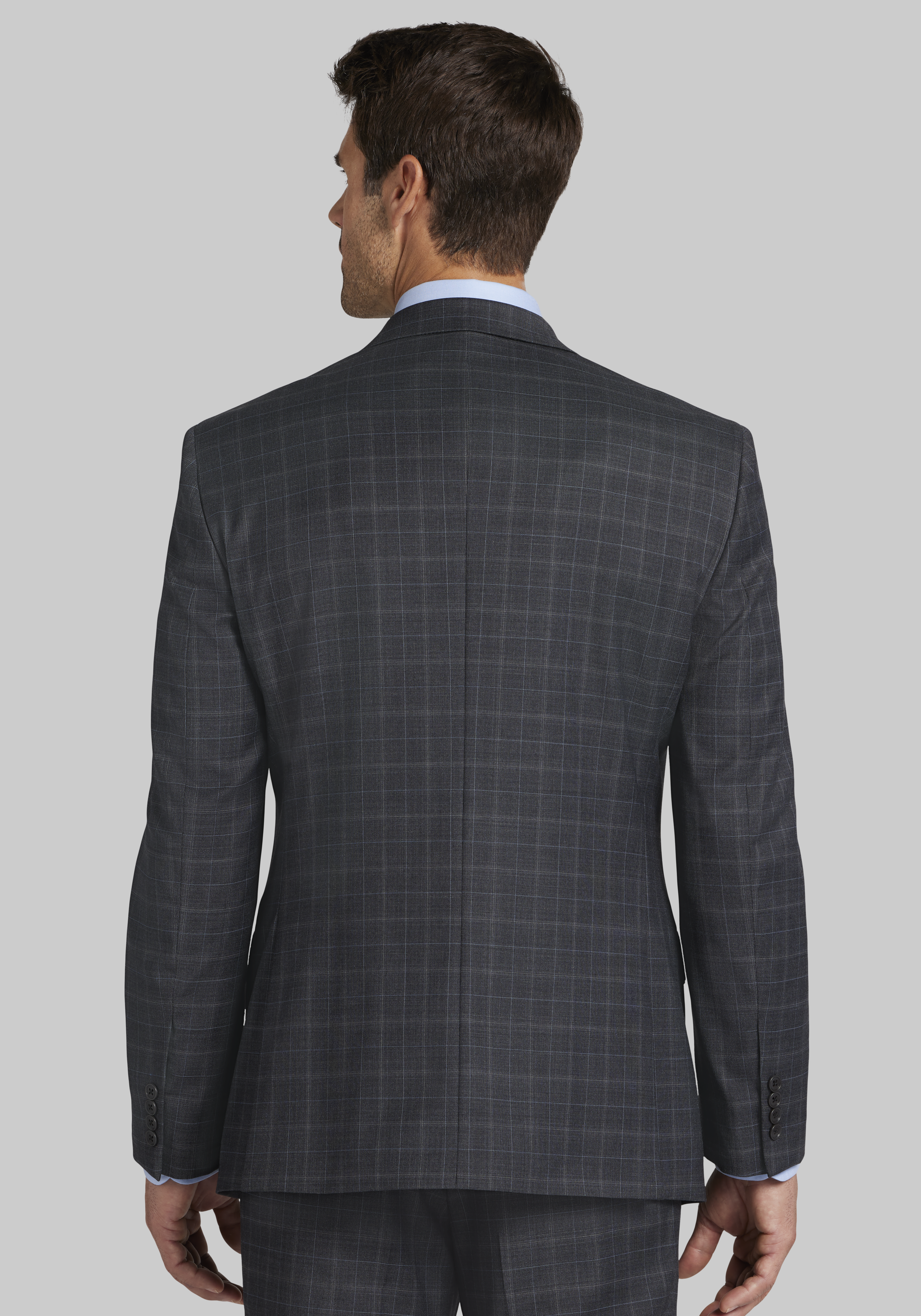 Jos. A. Bank Tailored Fit Windowpane Suit