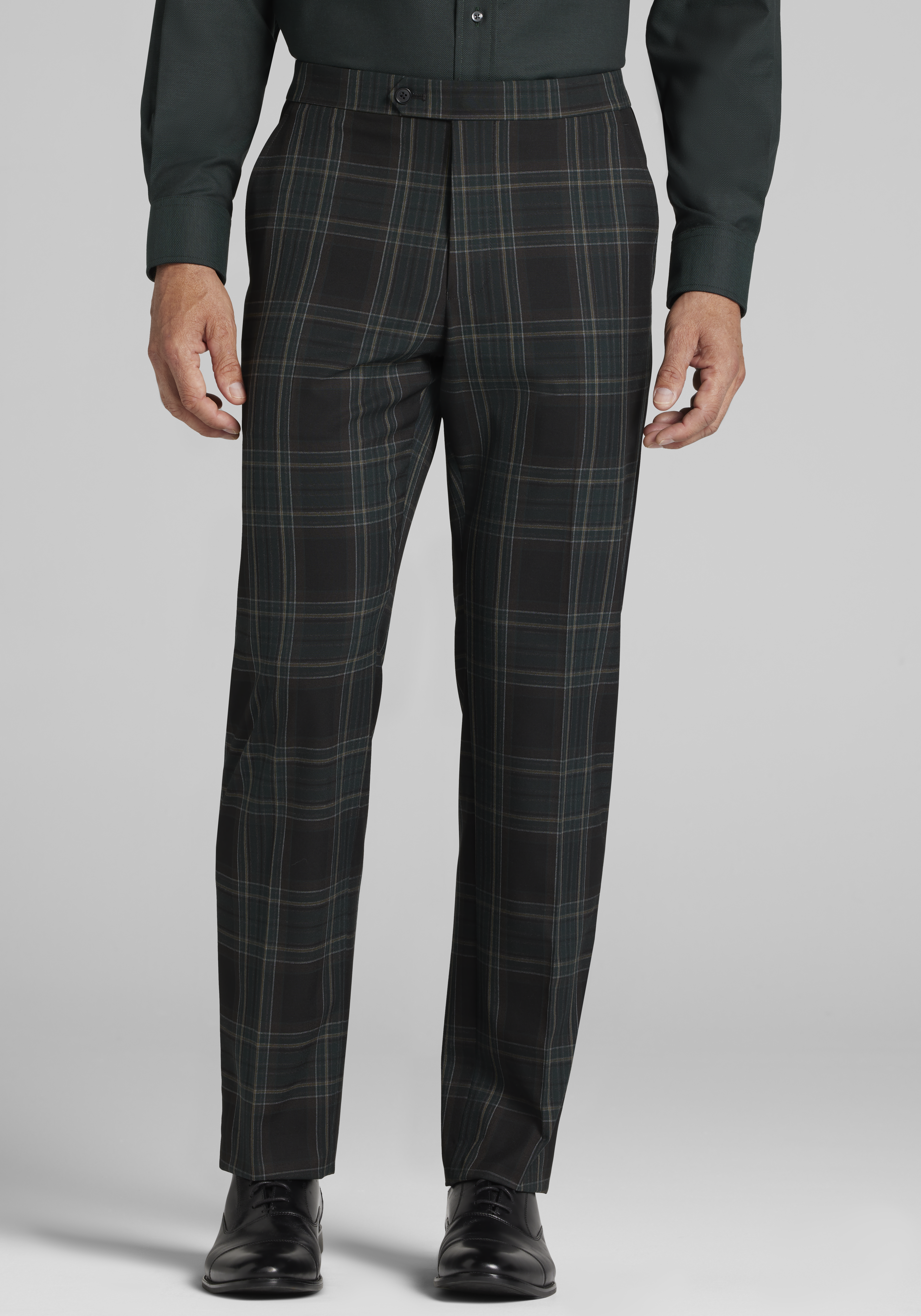 Jos. A. Bank Tailored Fit Tuxedo Suit Separates Plaid Pants CLEARANCE