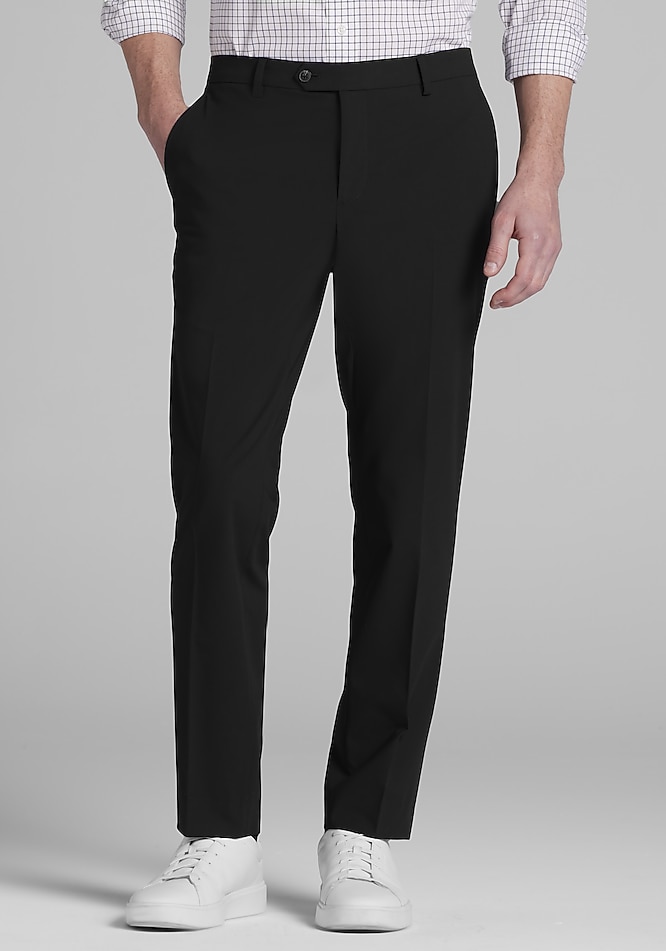 green emerald velvet dress Twisted Tailor Ellroy Skinny Fit Black Suit Pants main image 0