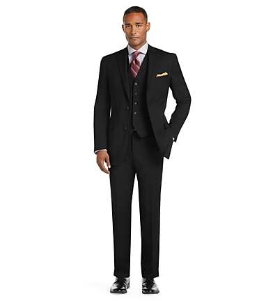 1905 Navy Collection Slim Fit Flat Front Suit Separates Pants