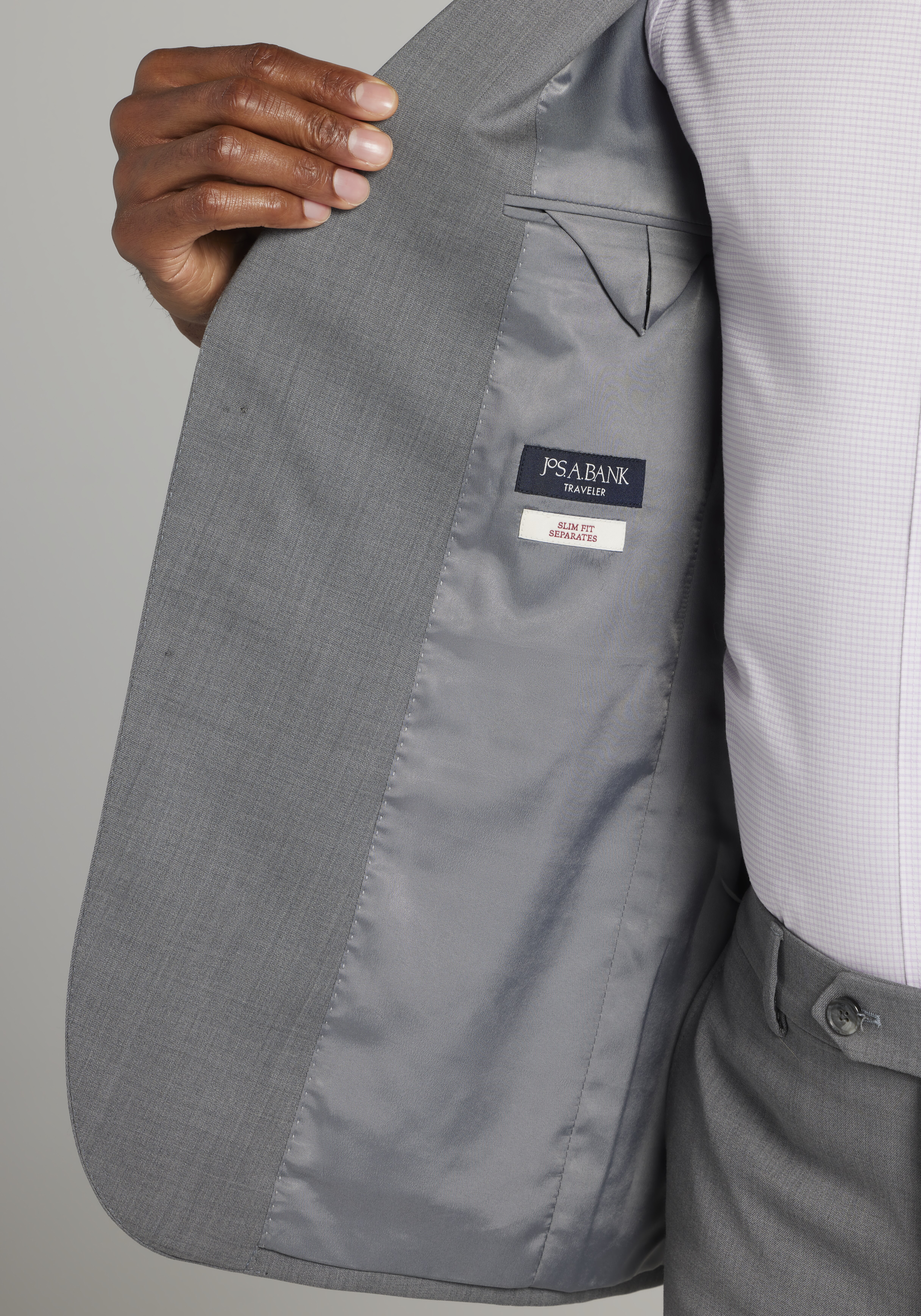 Traveler® Collection Slim Fit 100% Italian Wool Suit Separates Jacket