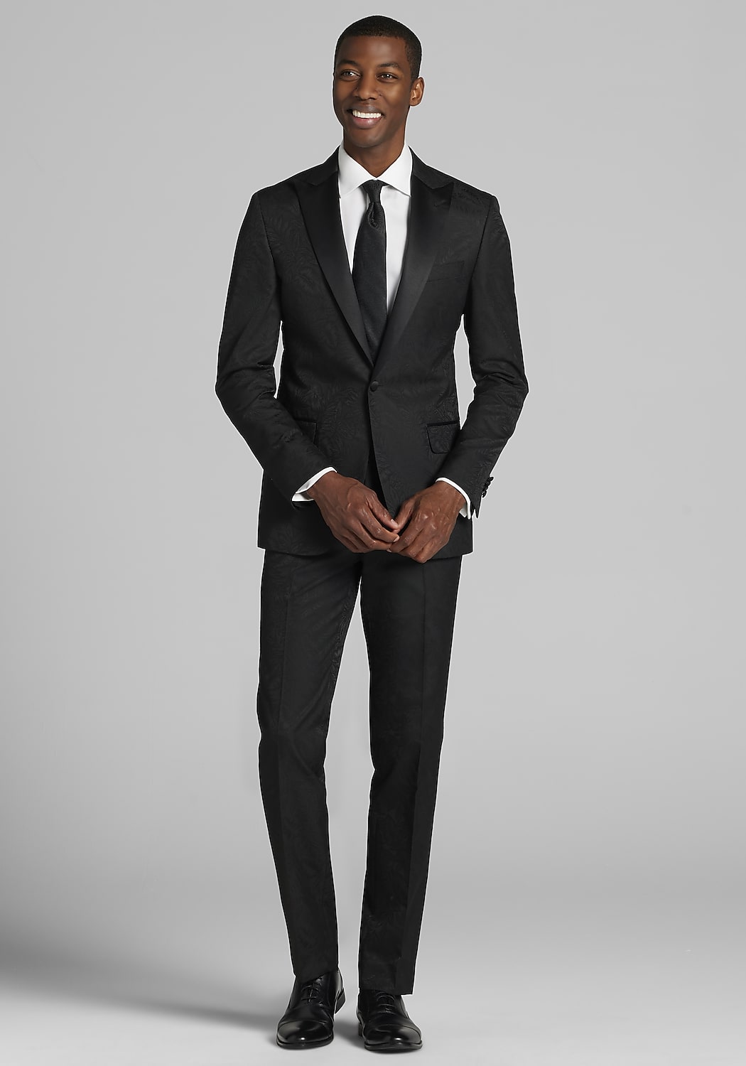 Jos. A Bank Slim Fit Black Palm Tuxedo Suit Separates Jacket CLEARANCE