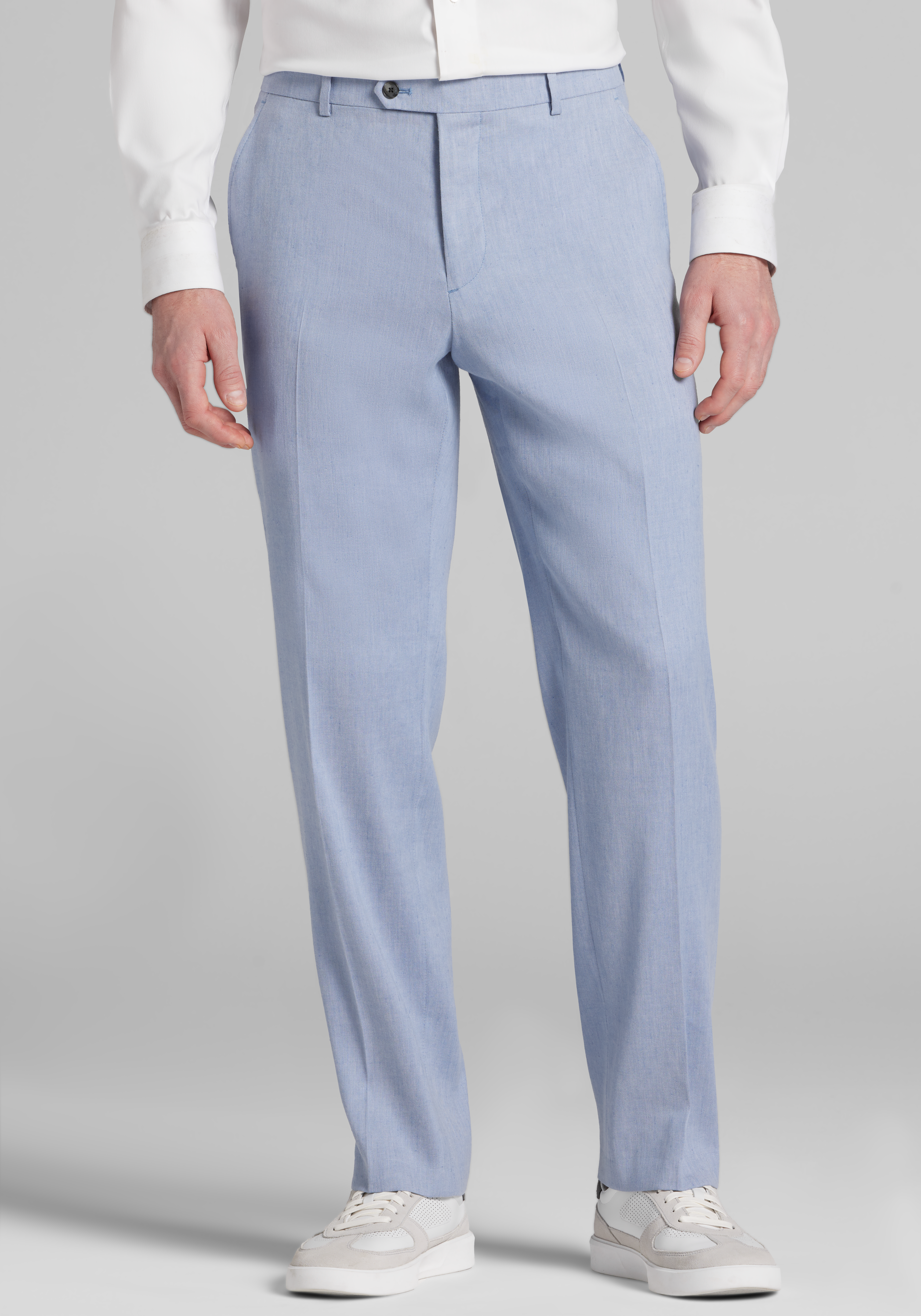 Jos. A. Bank Tailored Fit Suit Separates Linen Blend Pants