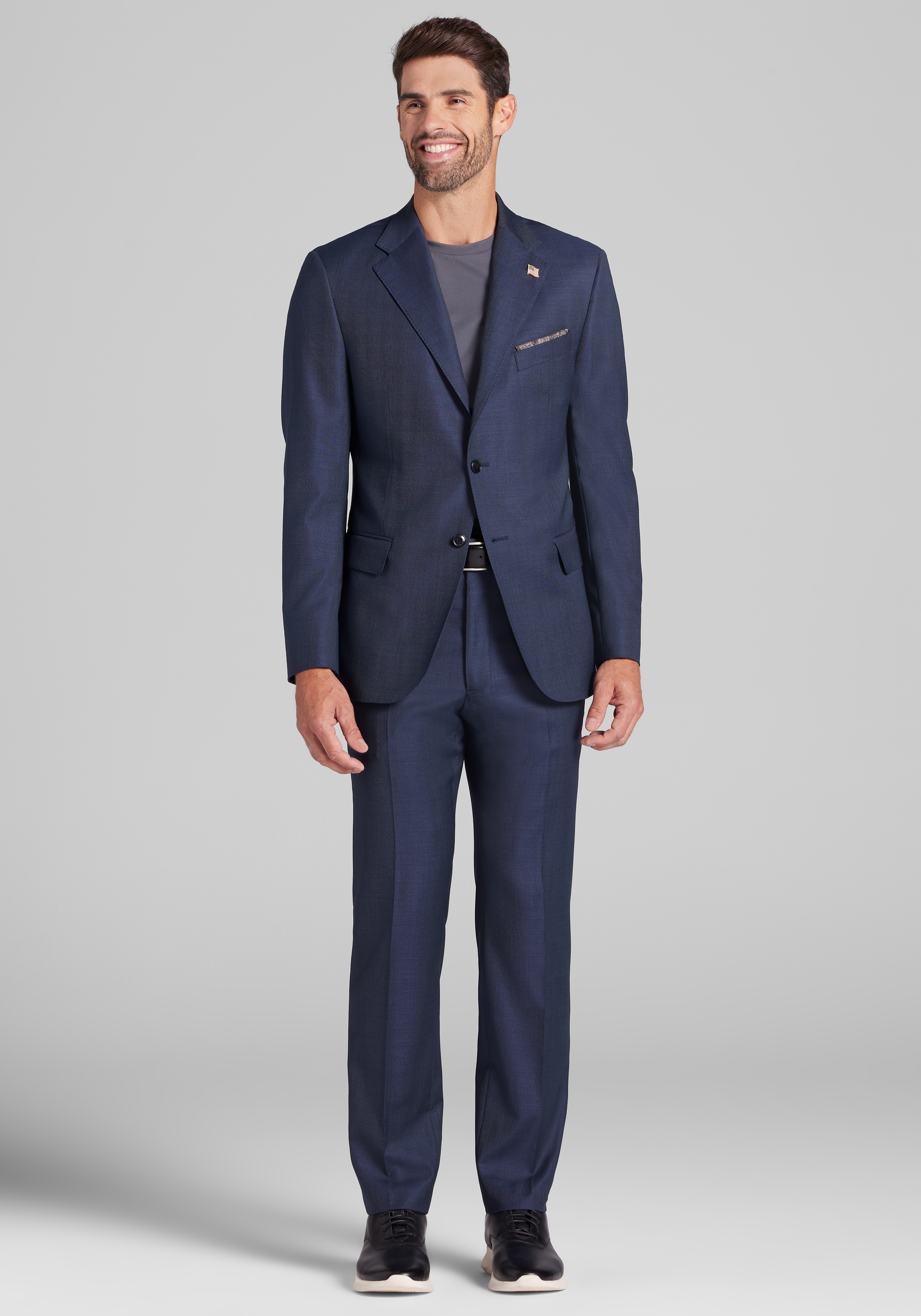 Reserve Collection Tailored Fit Textured Suit - Reserve Suits | Jos A Bank