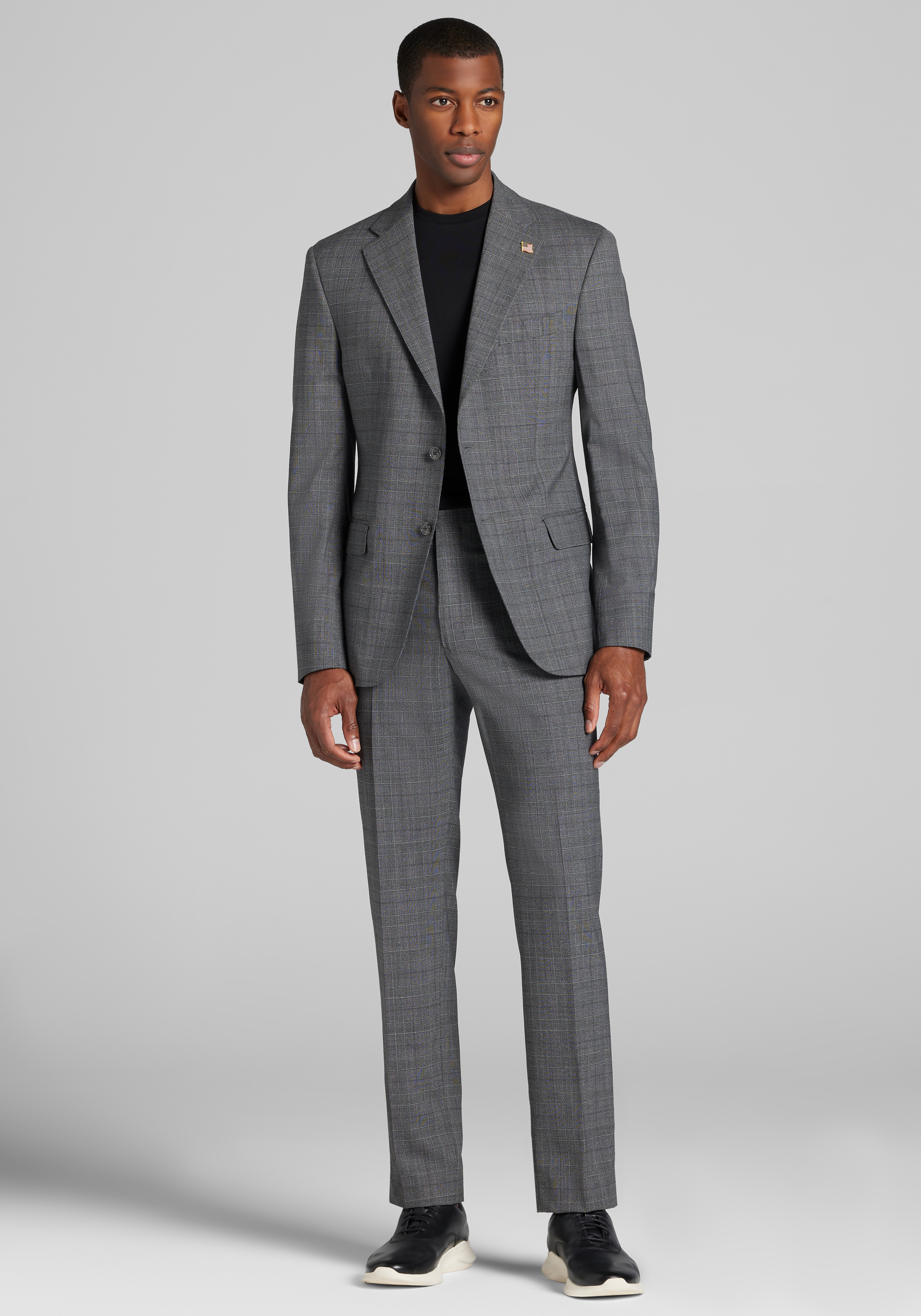 Men's Suits, Reserve Collection Tailored Fit Plaid Suit - Jos A Bank