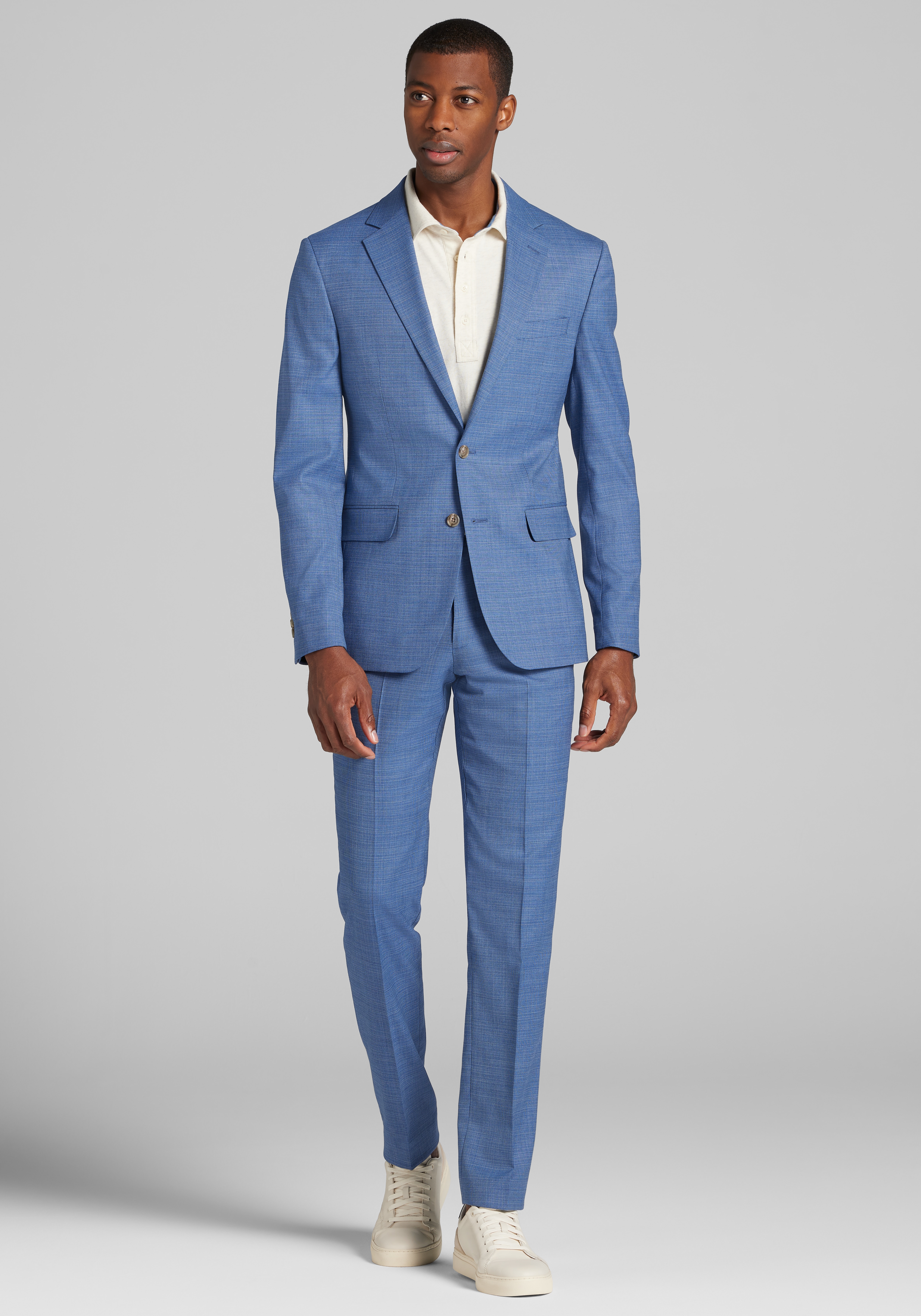 Men's Suits, Jos. A. Bank Slim Fit Crosshatch Suit - Jos A Bank