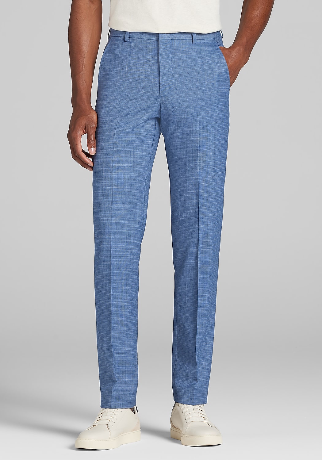 Jos. A. Bank Slim Fit Wool Blend Crosshatch Suit Separates Pants CLEARANCE