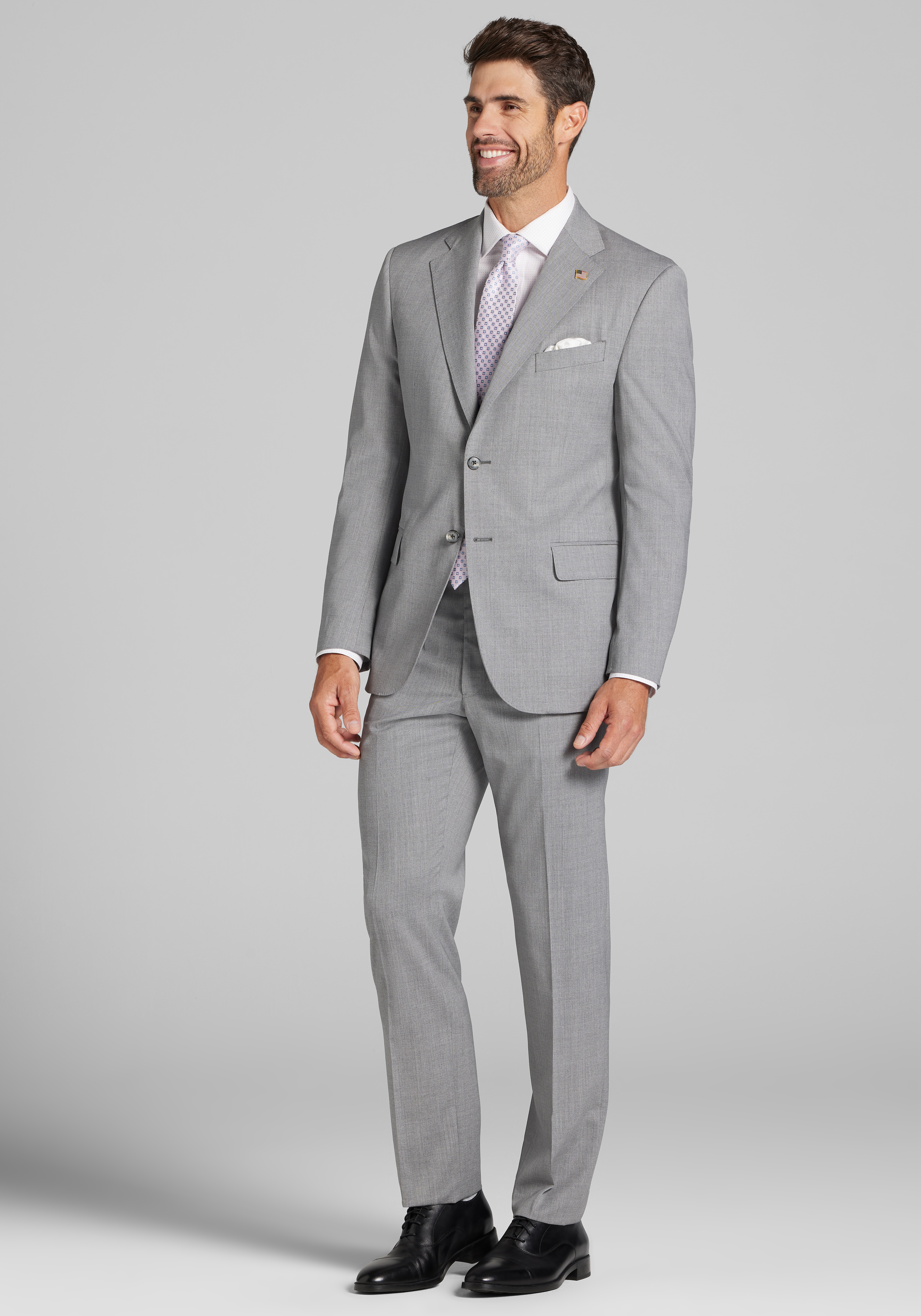 Men's Suits, Reserve Collection Tailored Fit Solid Suit - Jos A Bank