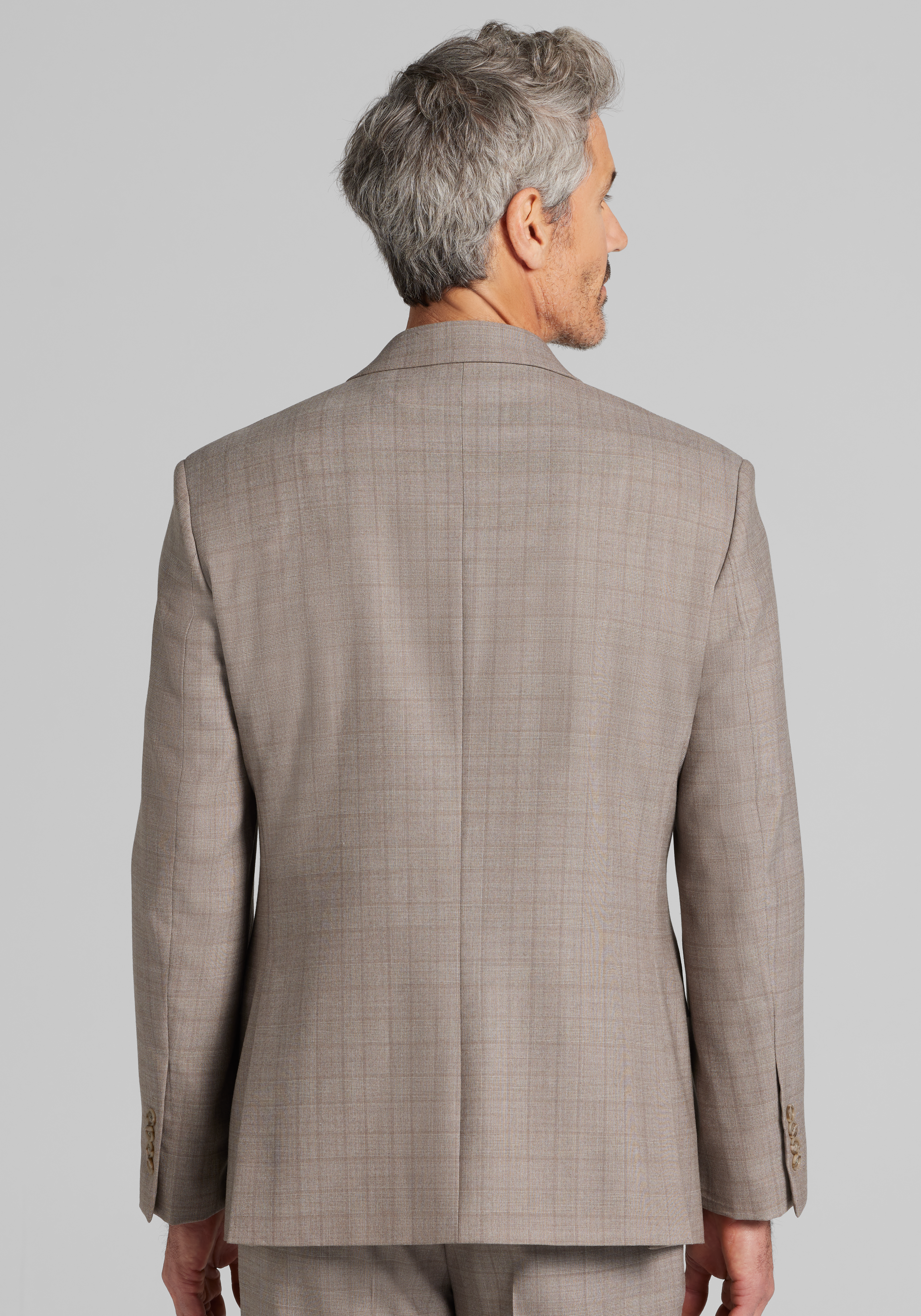 Jos. A. Bank Tailored Fit Wool Blend Plaid Suit Separates Jacket CLEARANCE