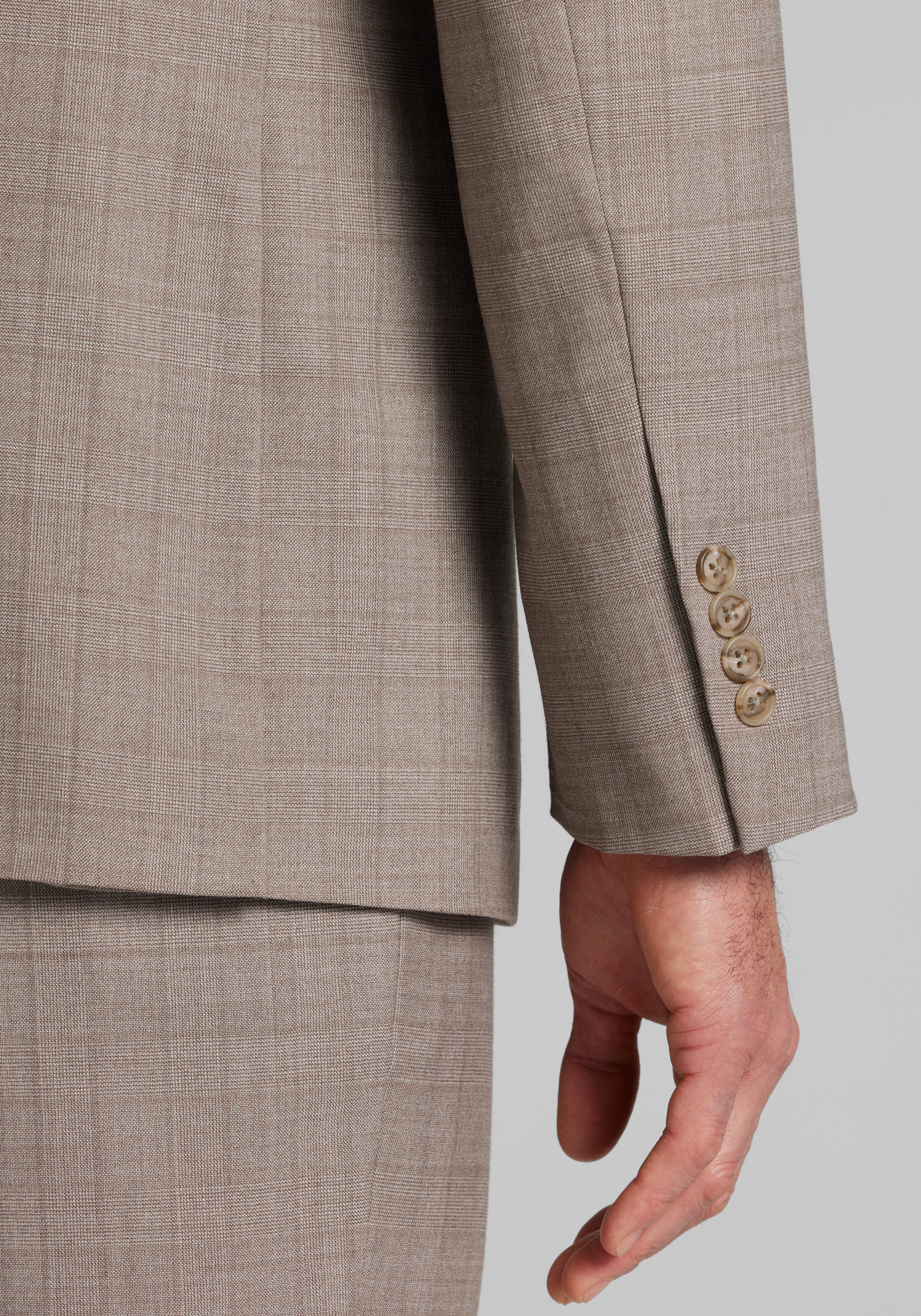 Jos. A. Bank Tailored Fit Wool Blend Plaid Suit Separates Jacket CLEARANCE