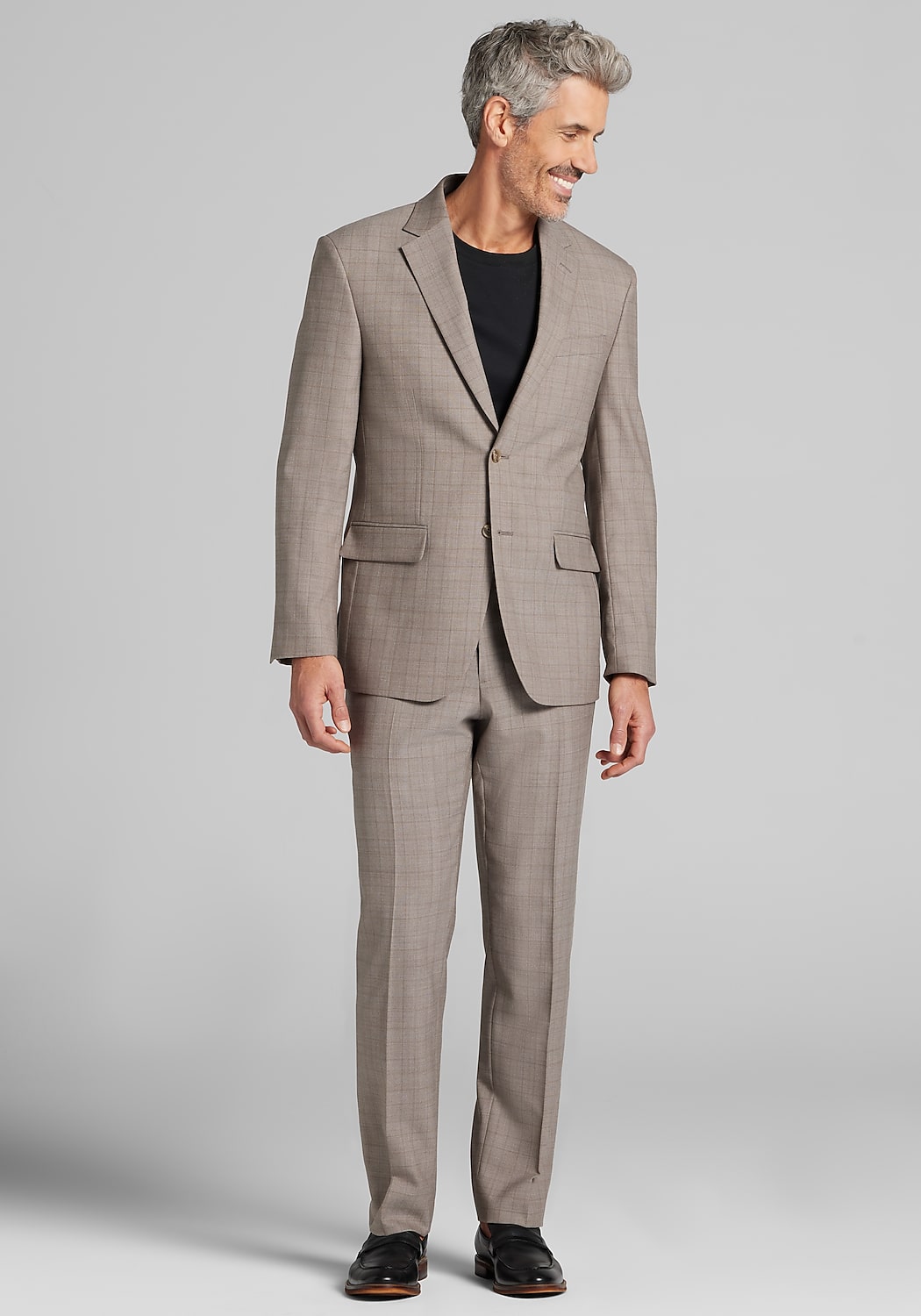 Jos. A. Bank Tailored Fit Wool Blend Plaid Suit Separates Jacket CLEARANCE