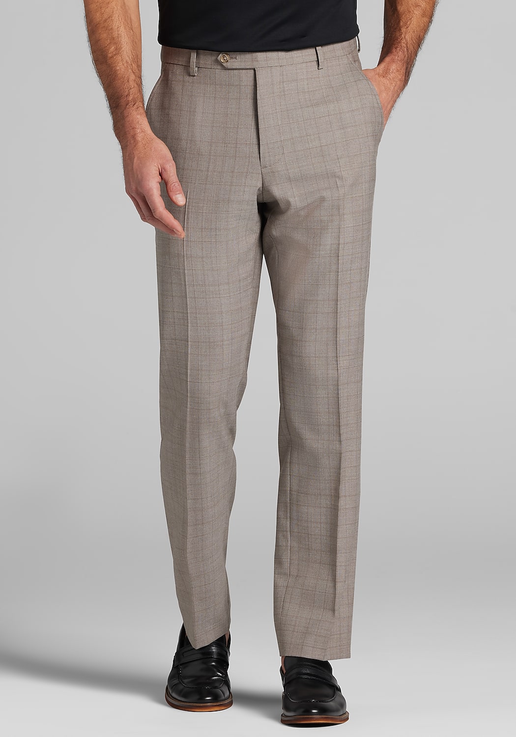 Jos. A. Bank Tailored Fit Wool Blend Plaid Suit Separates Pants CLEARANCE