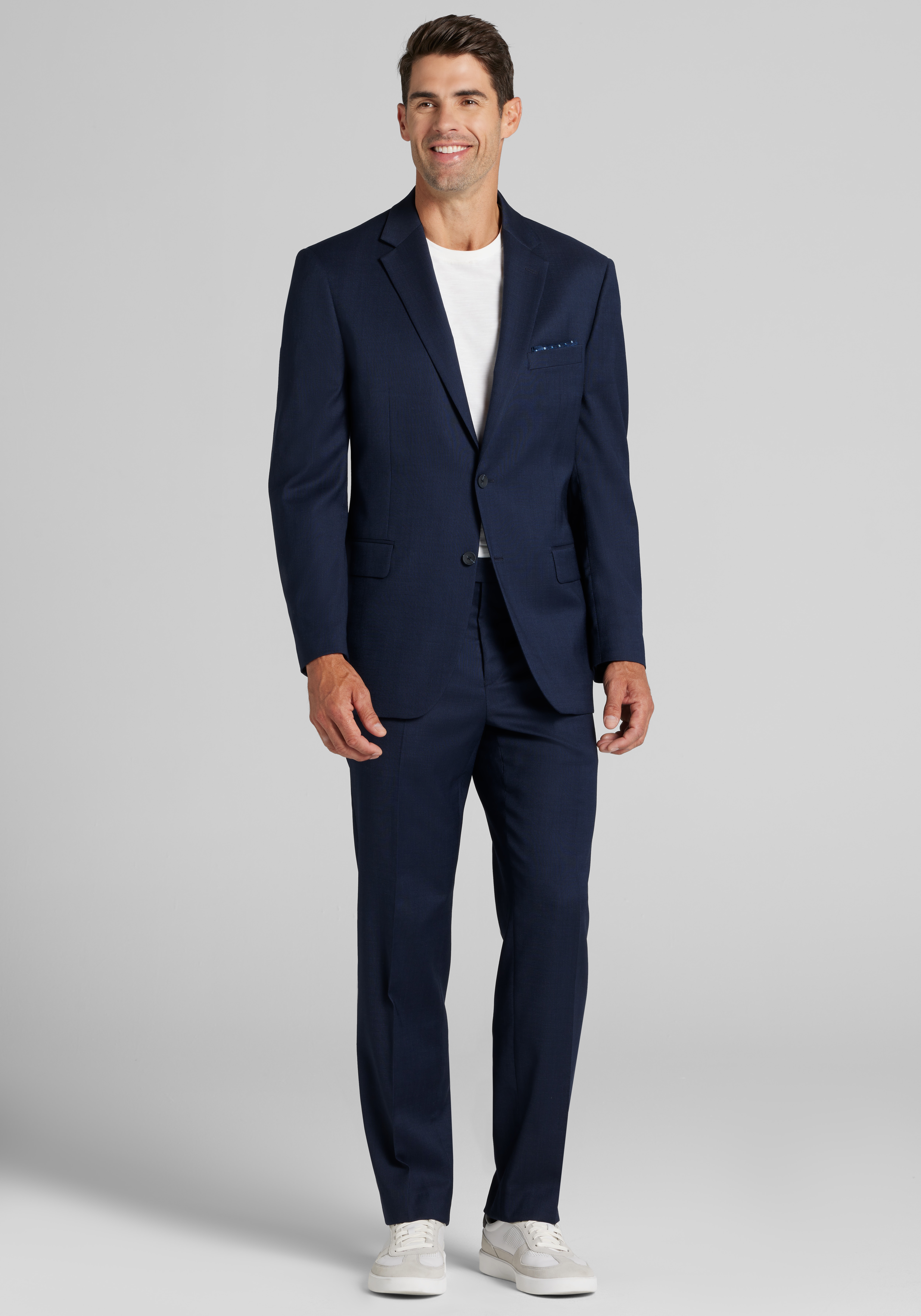 Men's Suits, Traveler Collection Traditional Fit - Jos A Bank