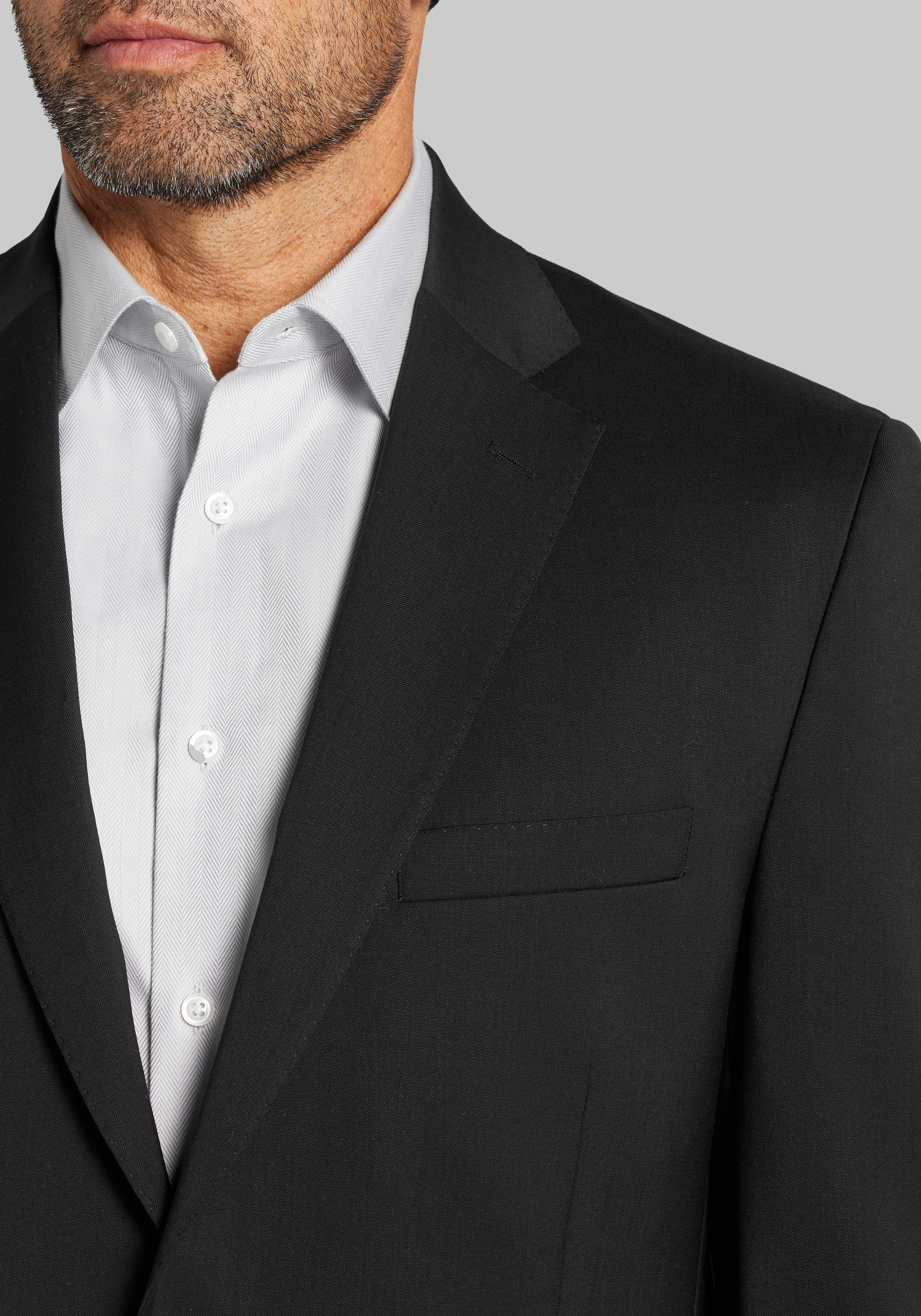 Reserve Collection Traditional Fit Italian Wool Suit Jacket