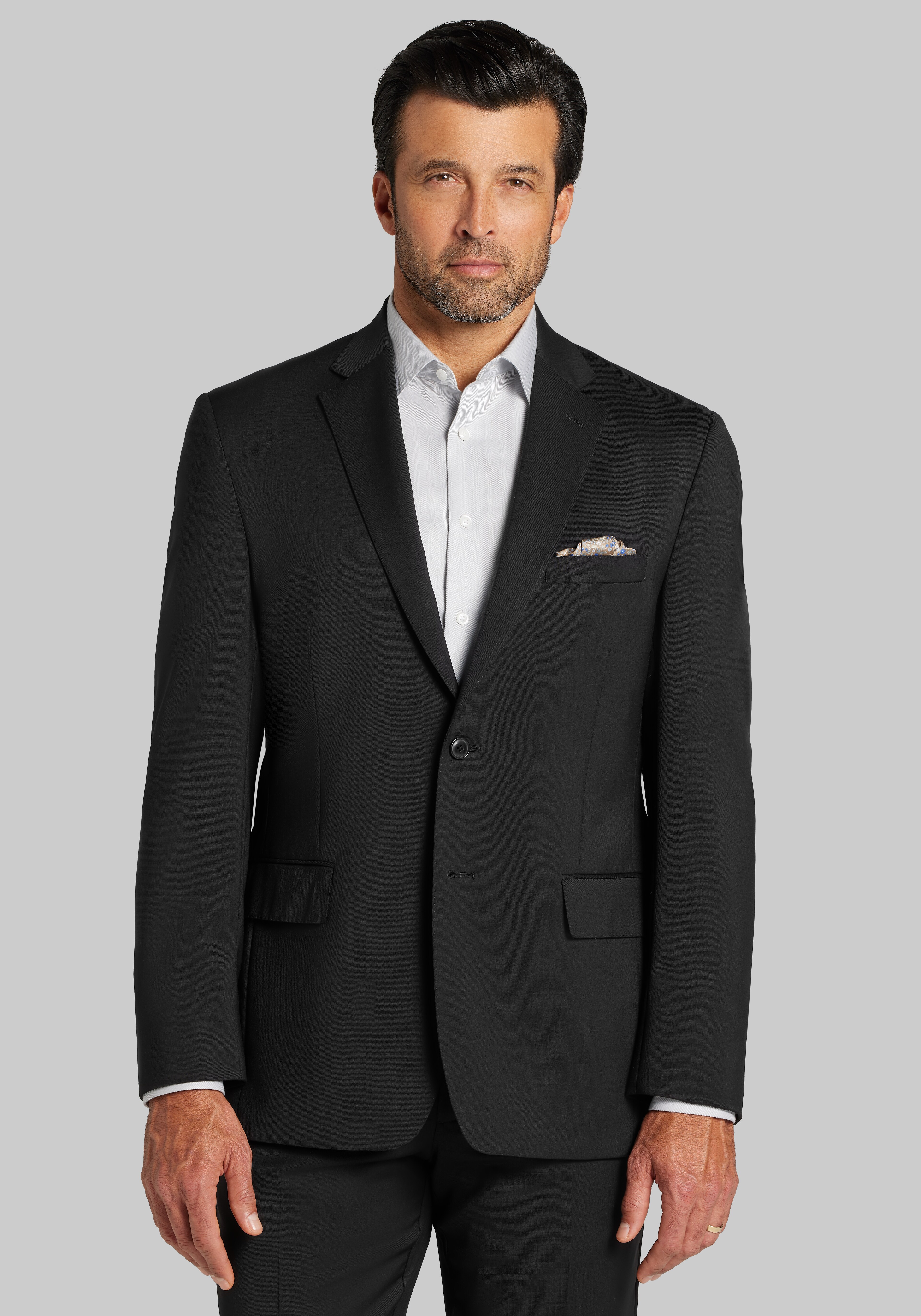 Reserve Collection Traditional Fit Italian Wool Suit Jacket