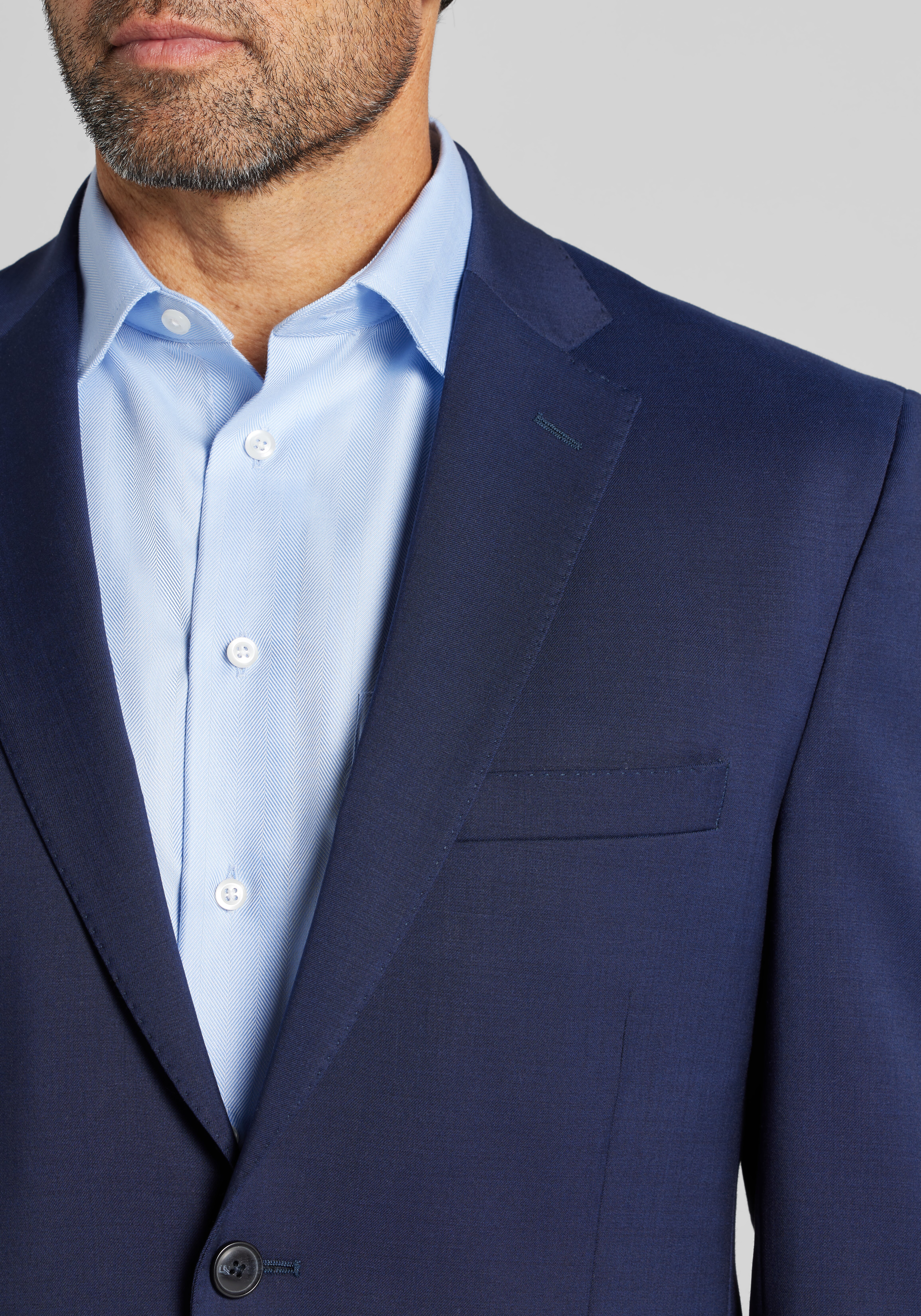 Reserve Collection Traditional Fit Italian Wool Suit Jacket