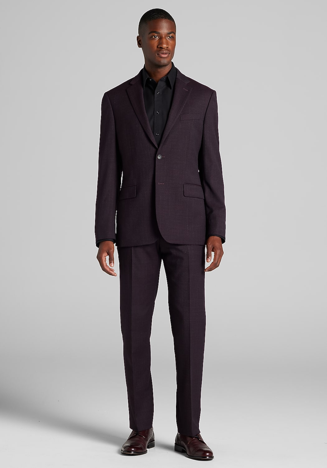 Traveler&reg; COOL<i>MOTION</i> Tailored Fit Plaid Suit Separates Jacket