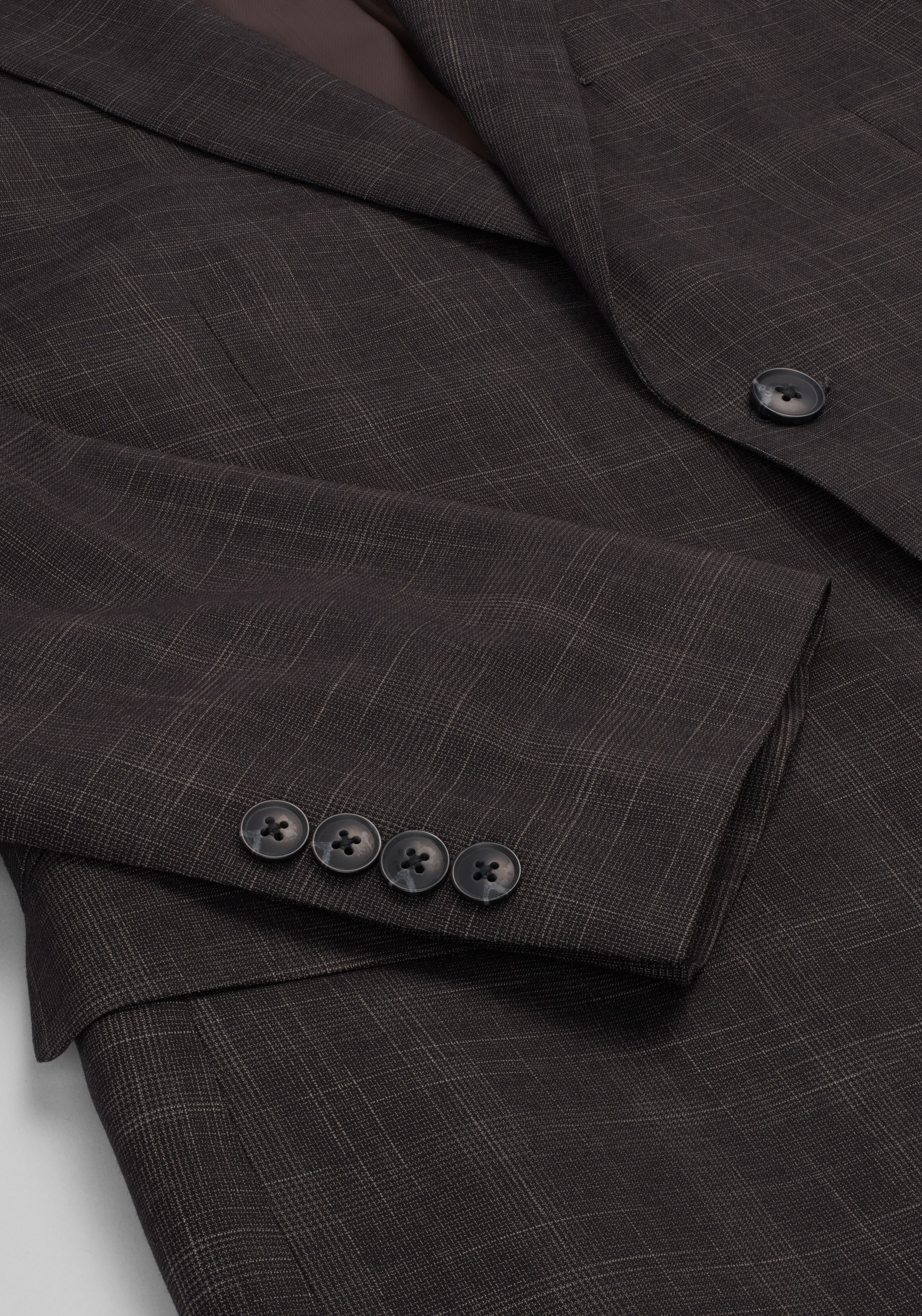 1905 Collection Tailored Fit Plaid Suit Separates Jacket