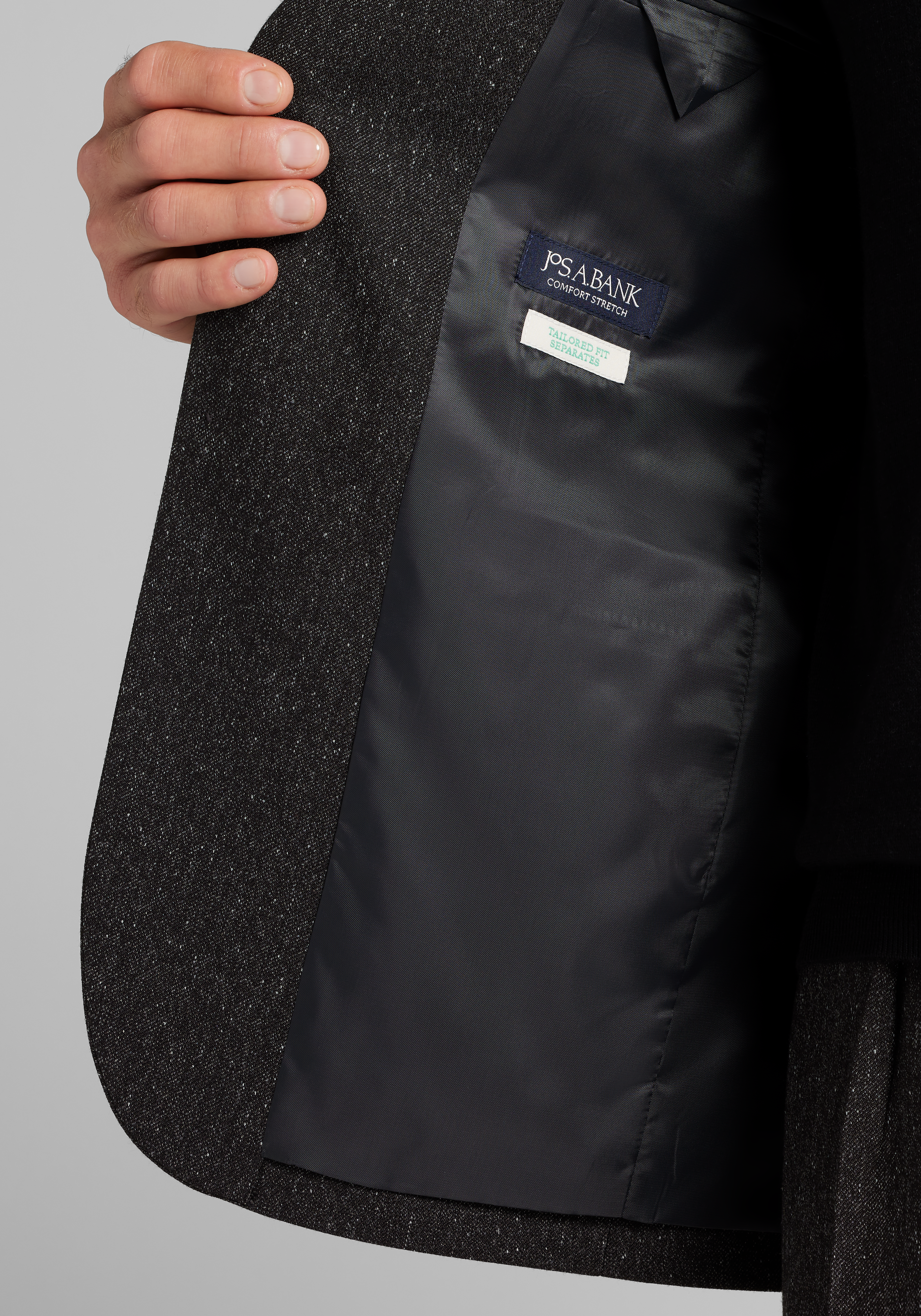 Jos. A. Bank Comfort Stretch Tailored Fit Donegal Suit Separates Jacket CLEARANCE