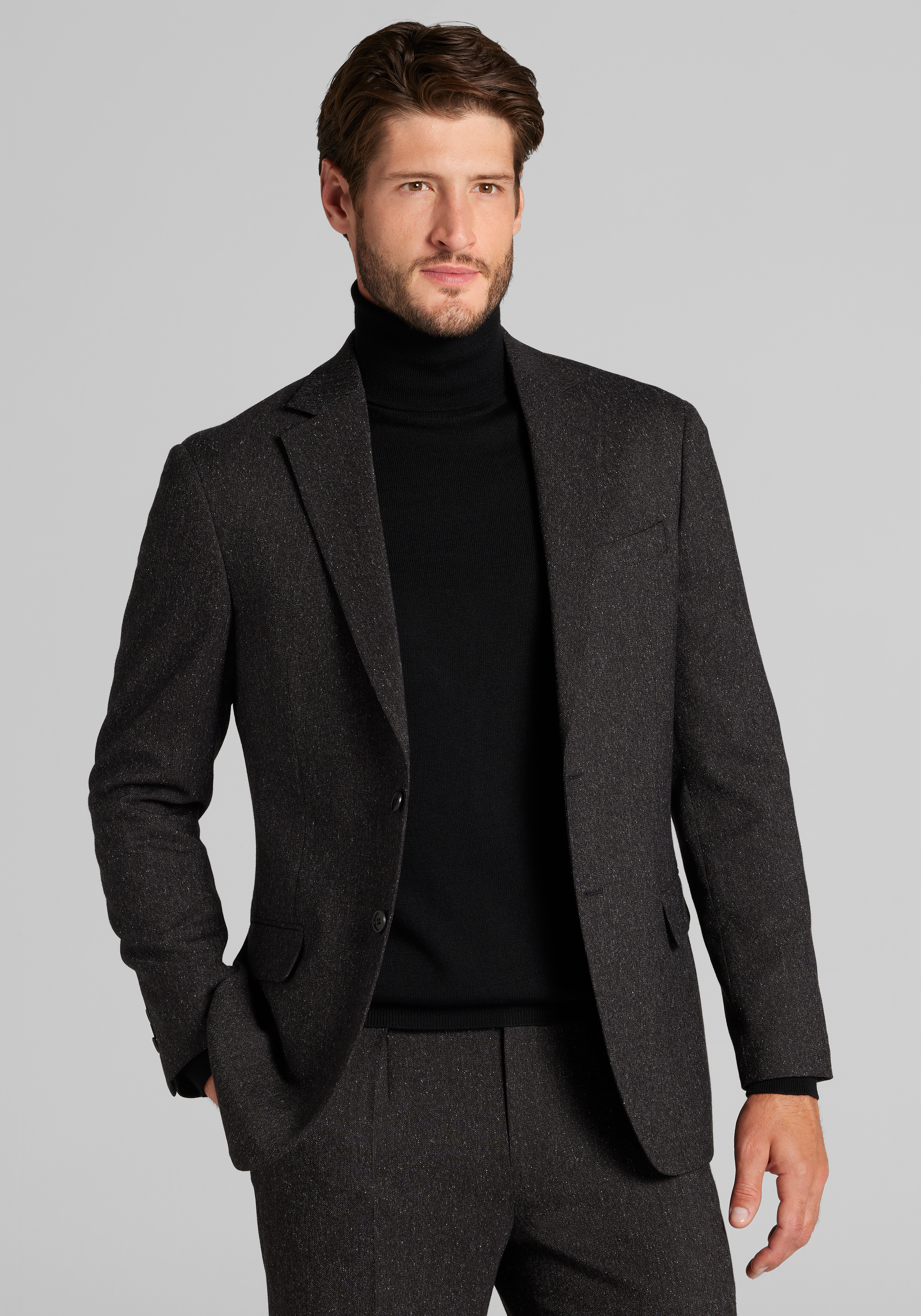 Men's CLEARANCE, Jos. A. Bank Comfort Stretch Tailored Fit Donegal Suit Separates Jacket - Big & Tall CLEARANCE - Jos A Bank