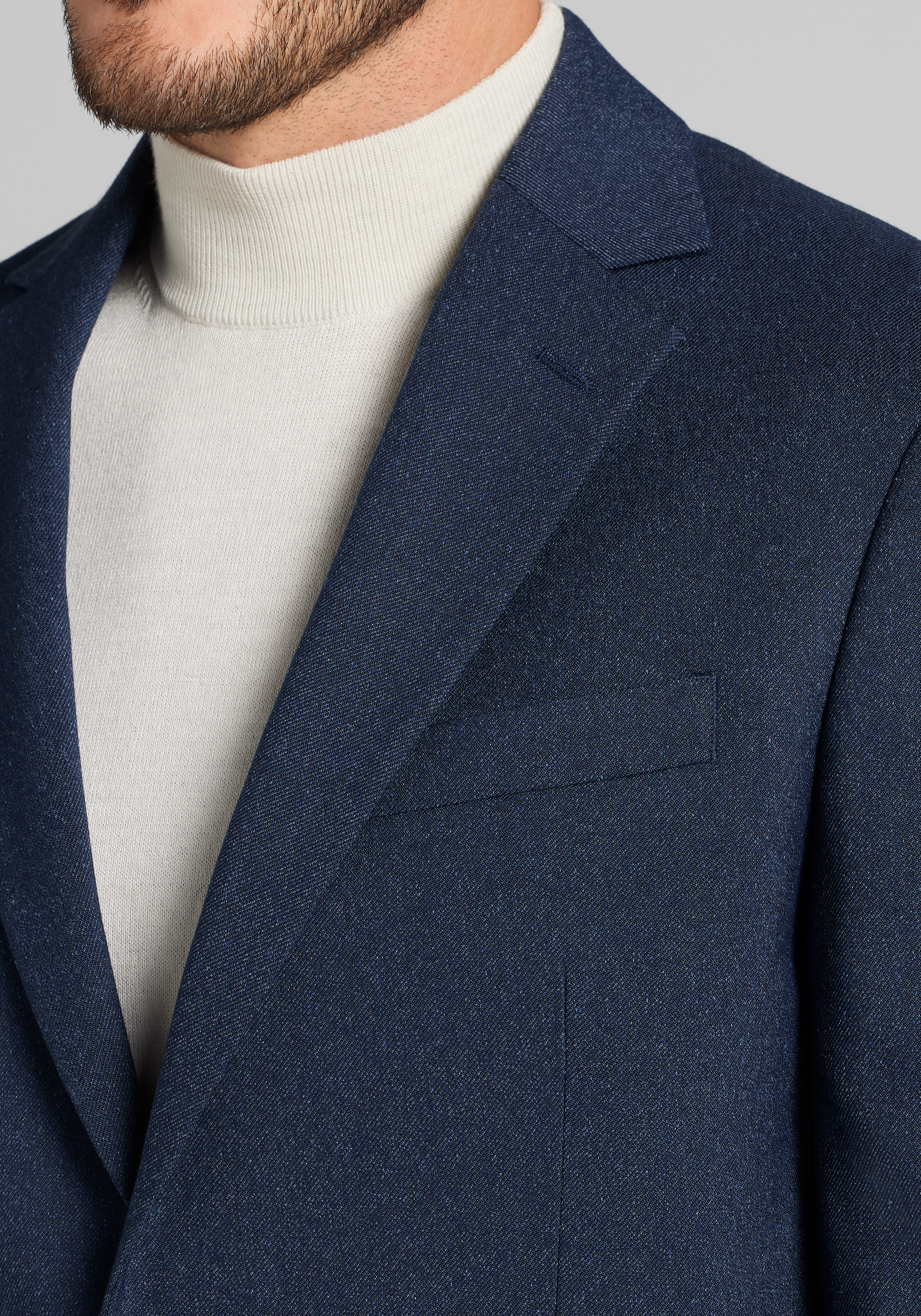 Jos. A. Bank Comfort Stretch Tailored Fit Donegal Suit Separates Jacket CLEARANCE