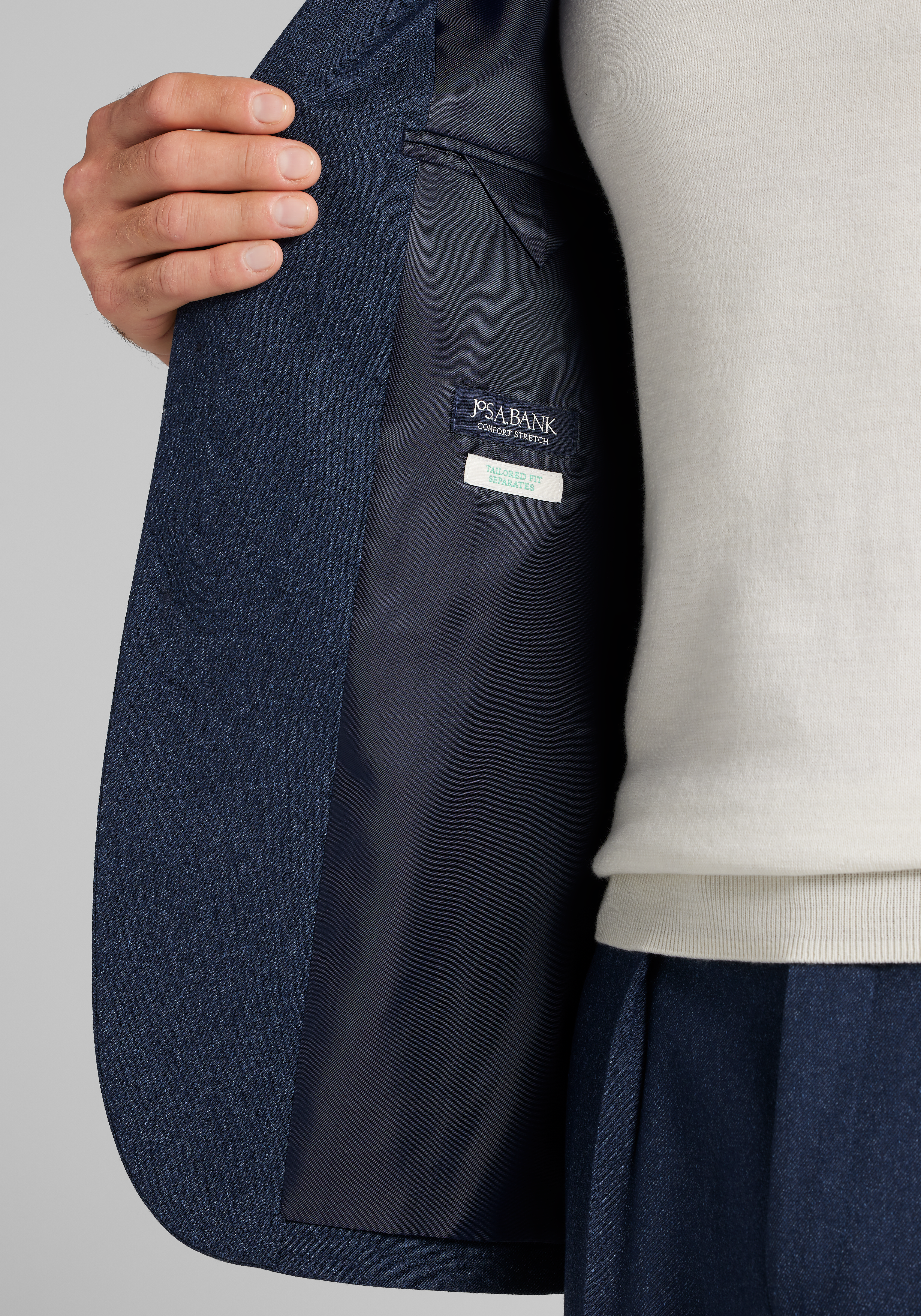 Jos. A. Bank Comfort Stretch Tailored Fit Donegal Suit Separates Jacket CLEARANCE
