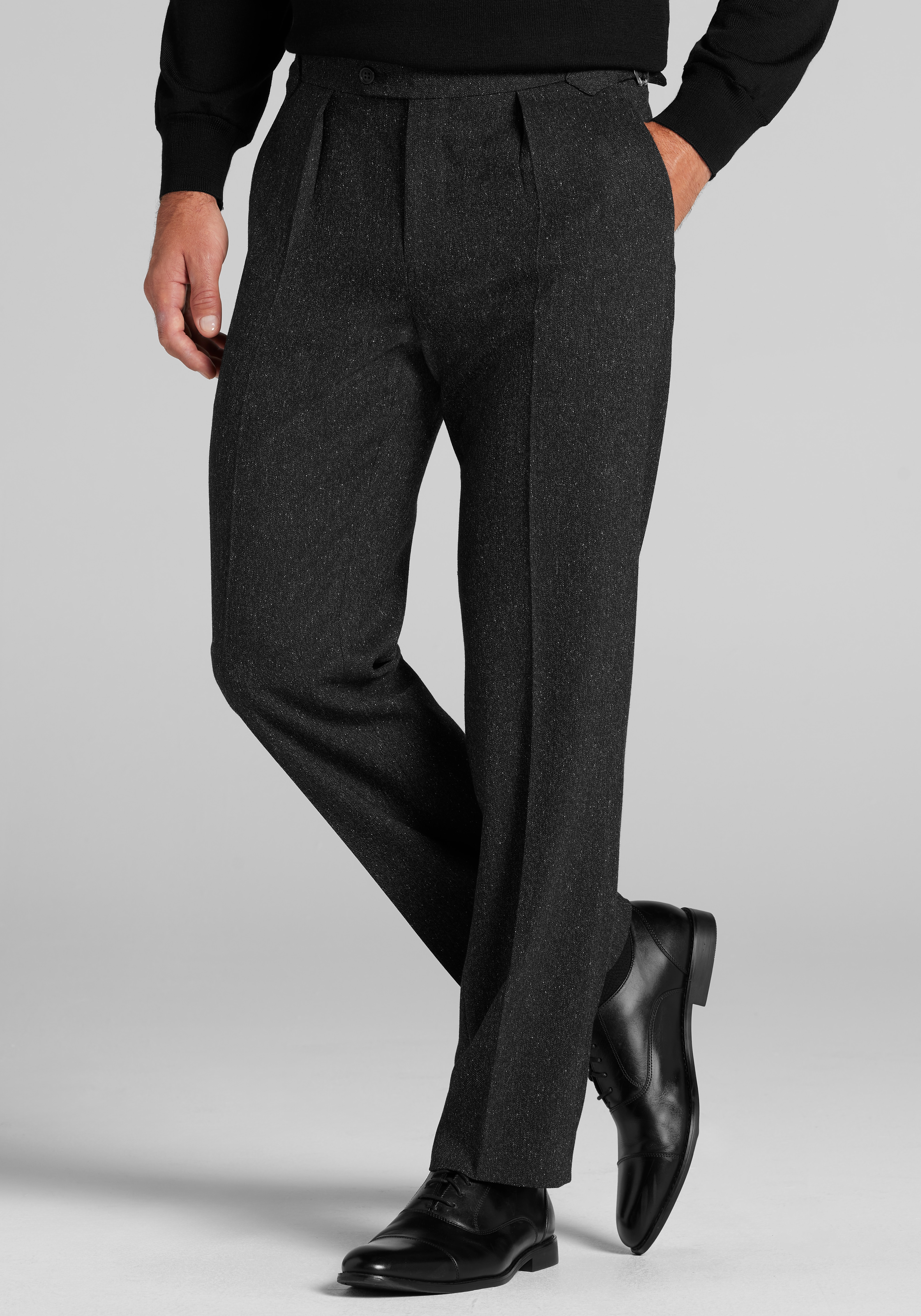 Men's CLEARANCE, Jos. A. Bank Comfort Stretch Tailored Fit Donegal Suit Separates Pants - Big & Tall CLEARANCE - Jos A Bank