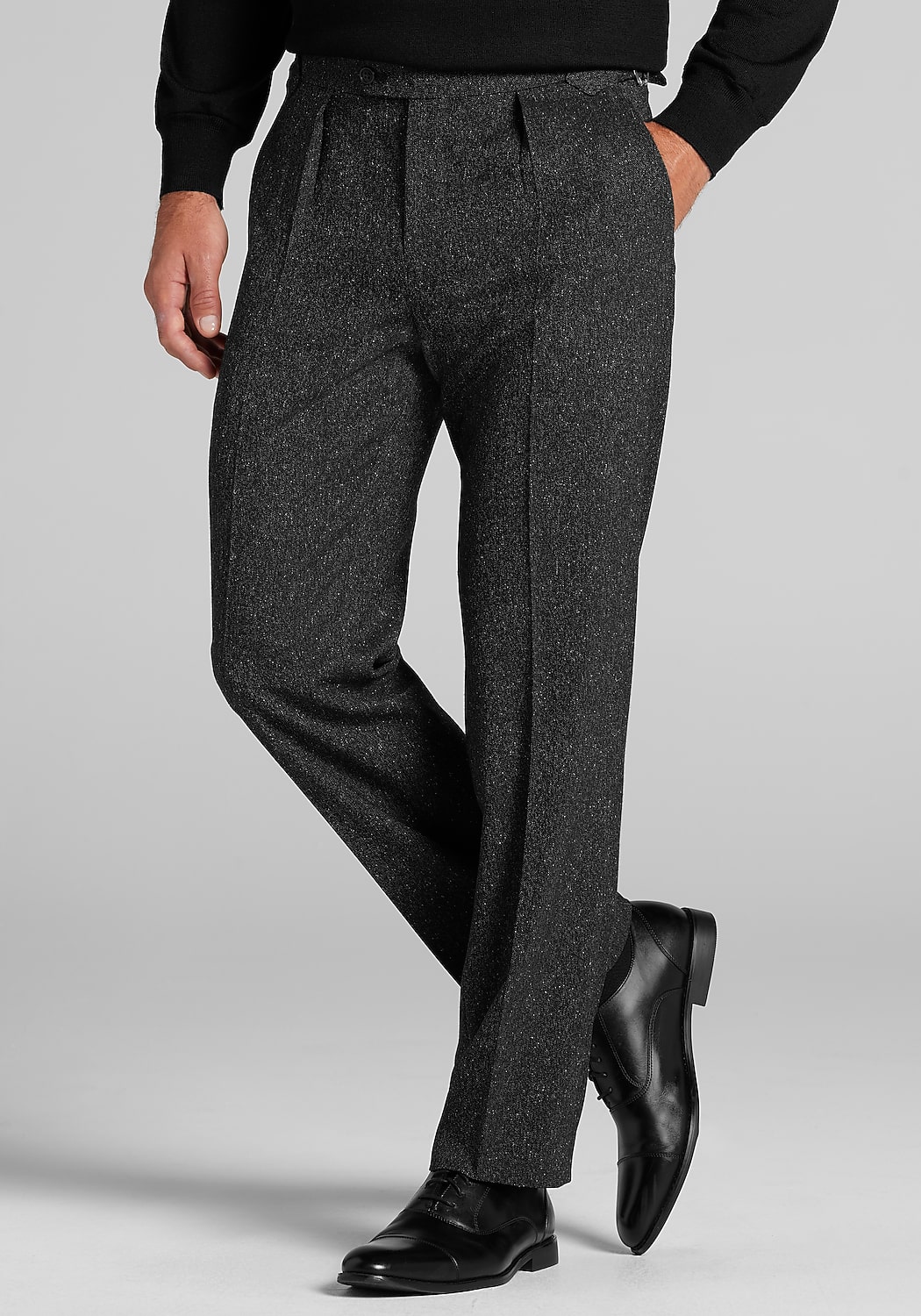 Jos. A. Bank Comfort Stretch Tailored Fit Donegal Suit Separates Pants - Big & Tall CLEARANCE