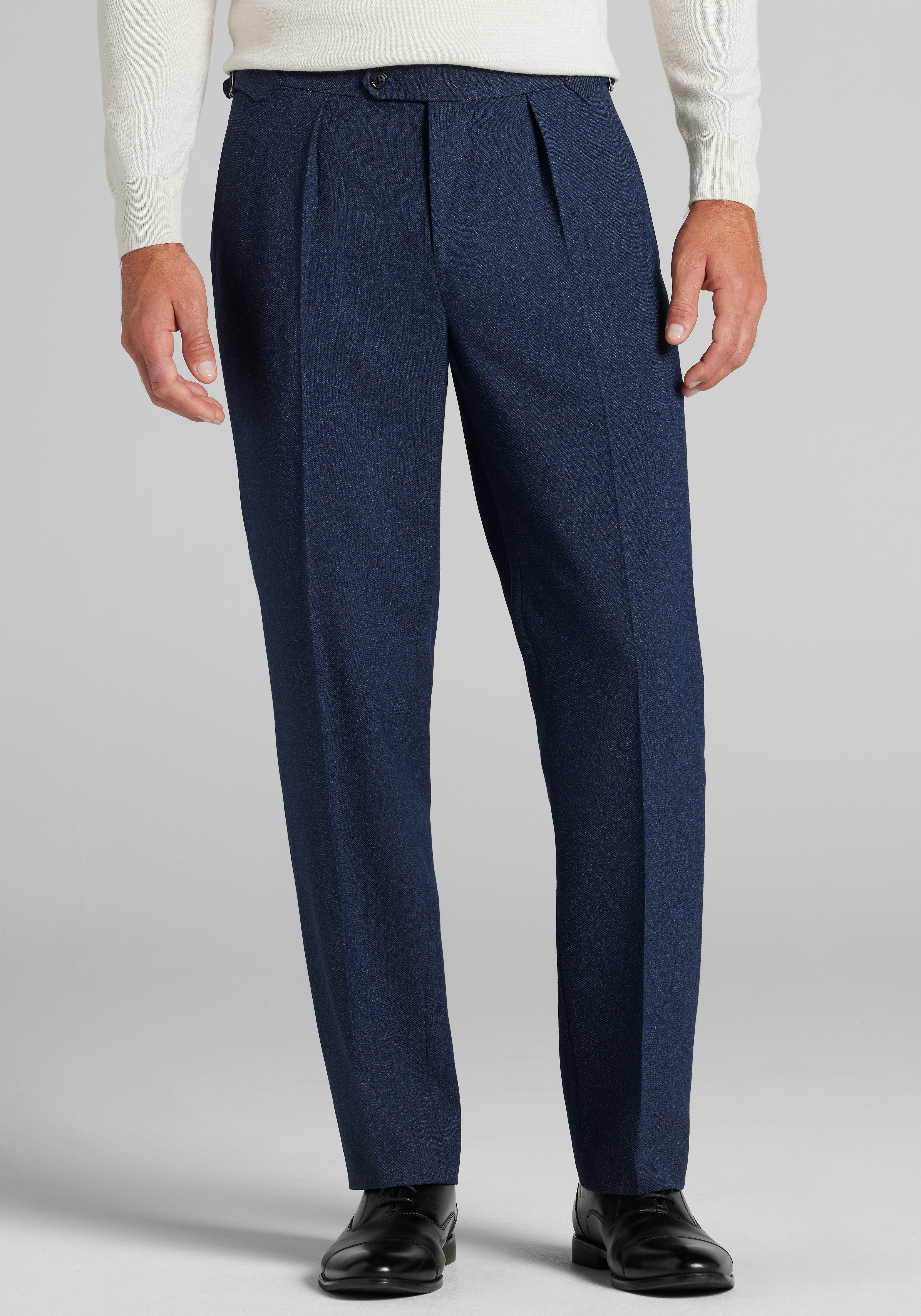 Men's Suits, Jos. A. Bank Comfort Stretch Tailored Fit Donegal Suit Separates Pants - Jos A Bank