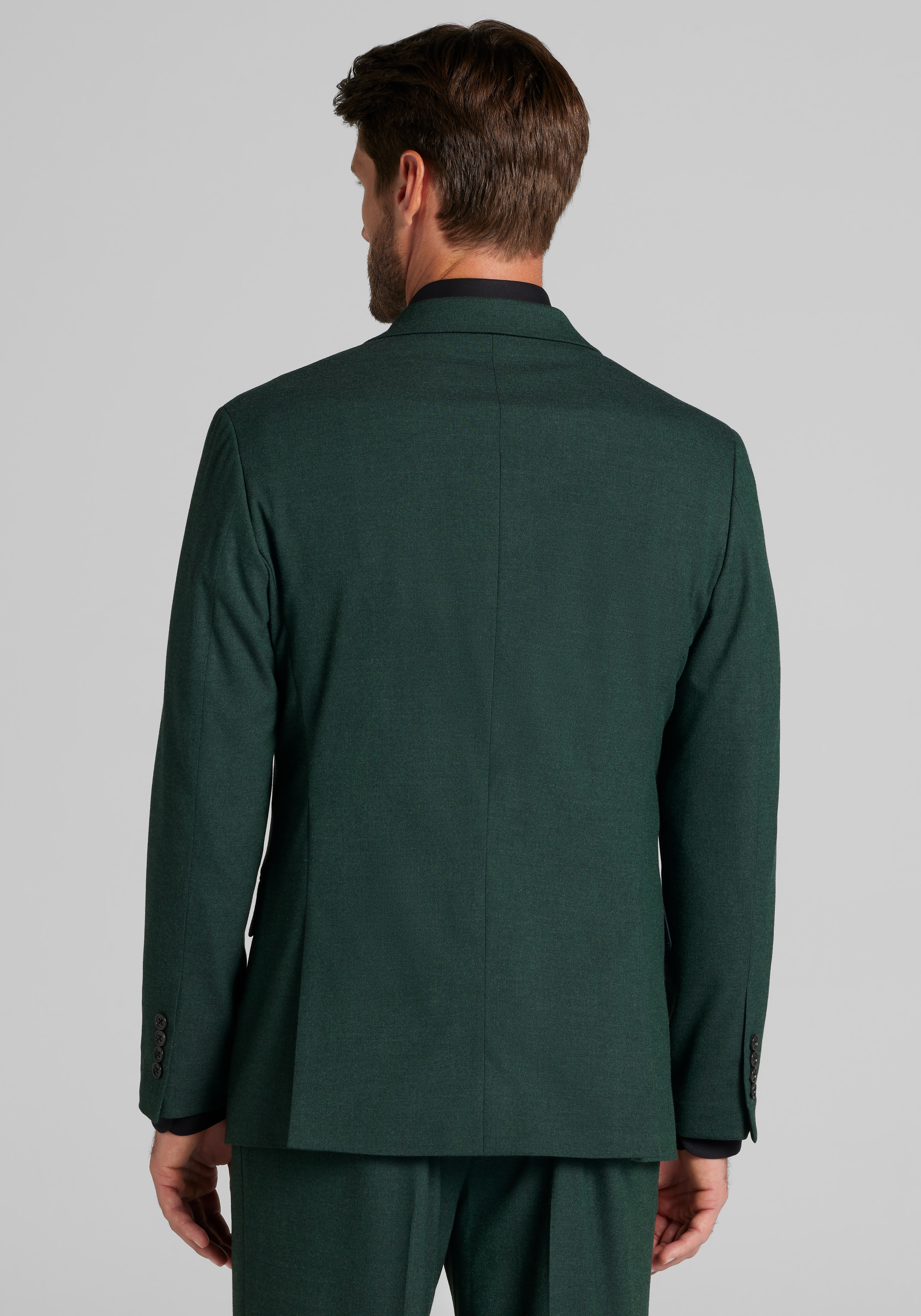 Jos. A. Bank Comfort Stretch Tailored Fit Solid Flannel Suit Separates Jacket CLEARANCE