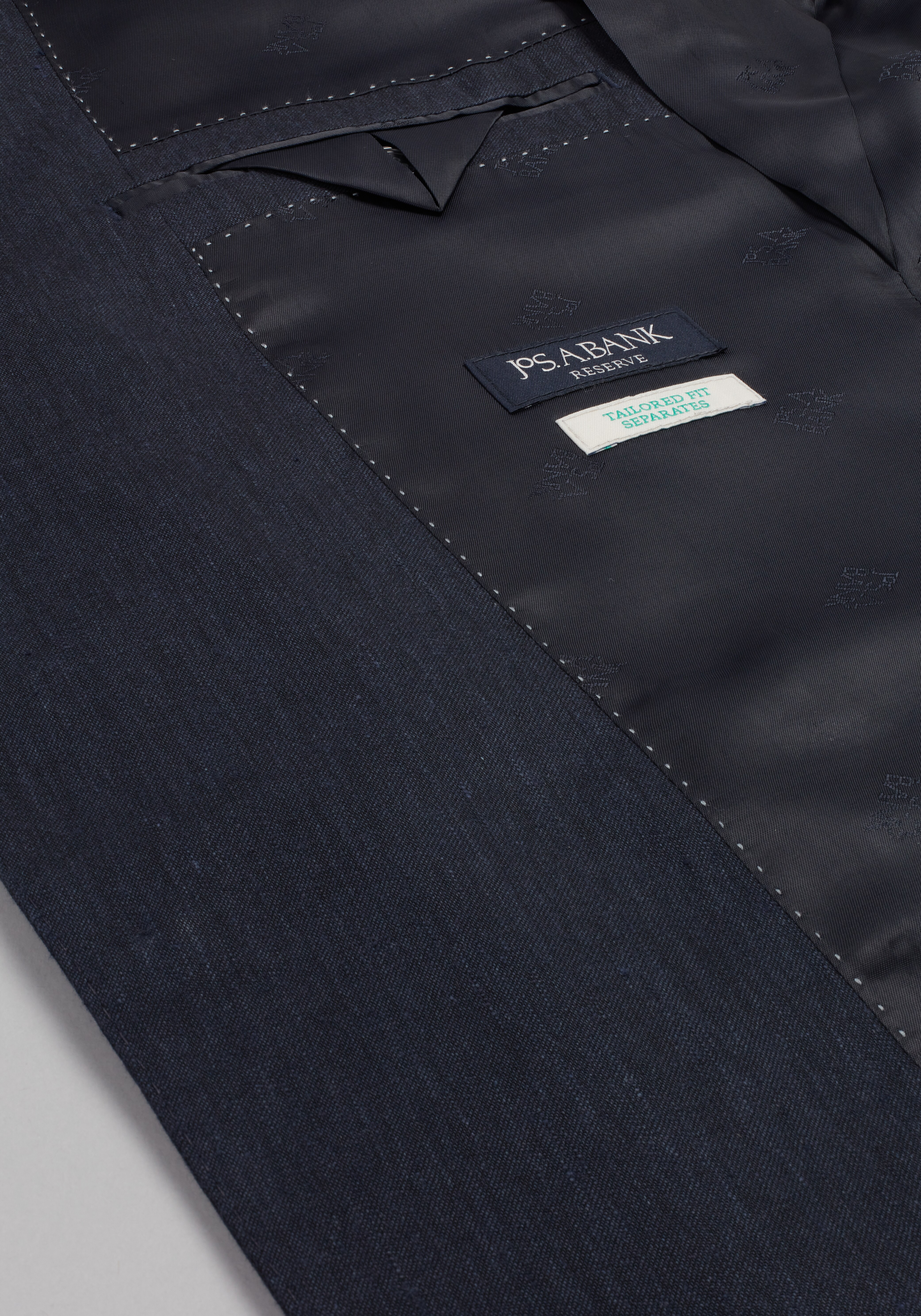 Reserve Collection Tailored Fit Linen Blend Suit Separate Jacket