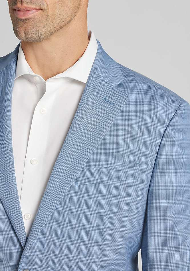 1905 Collection Tailored Fit Check Suit Separate Jacket - Online