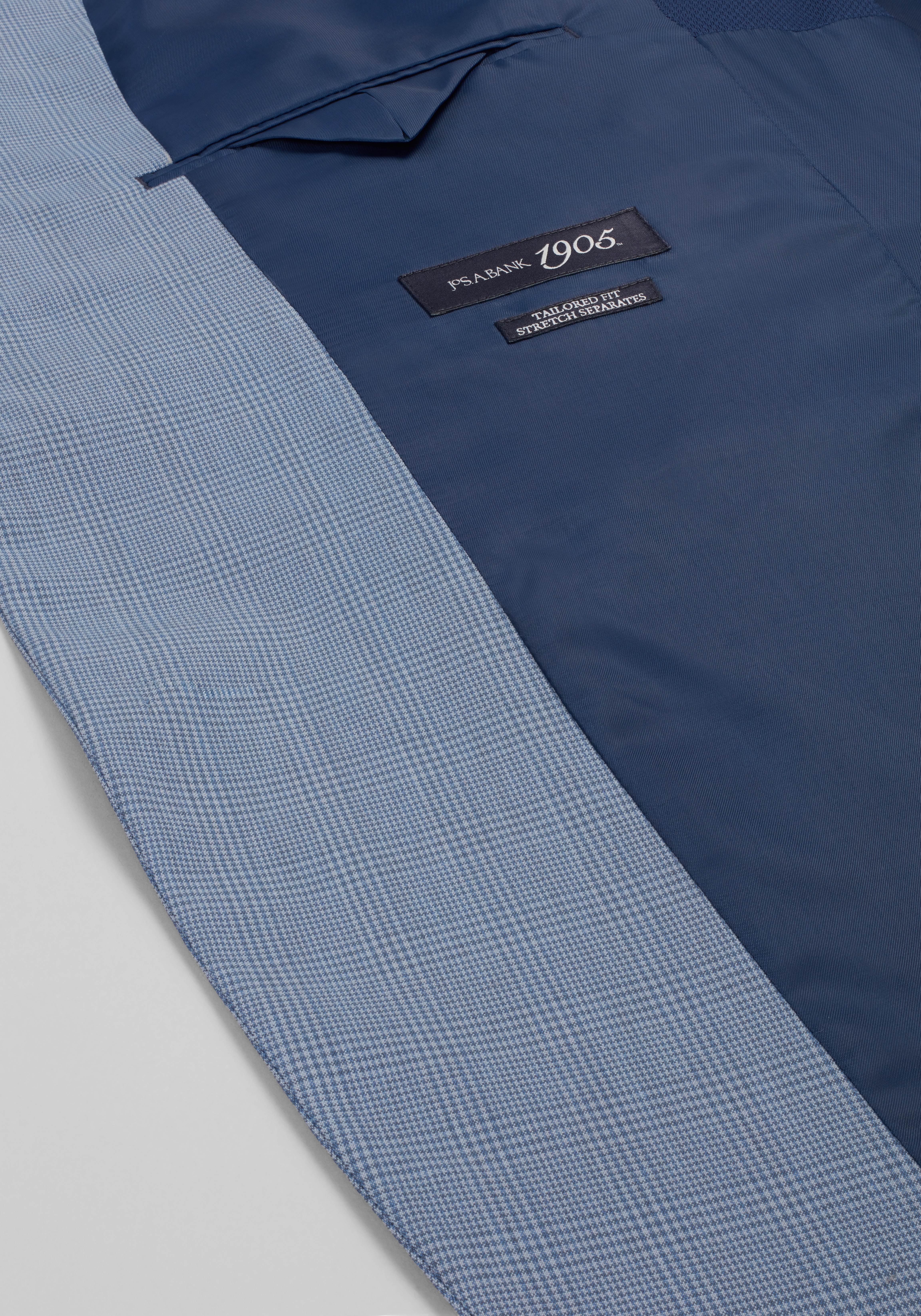 1905 Collection Tailored Fit Check Suit Separate Jacket